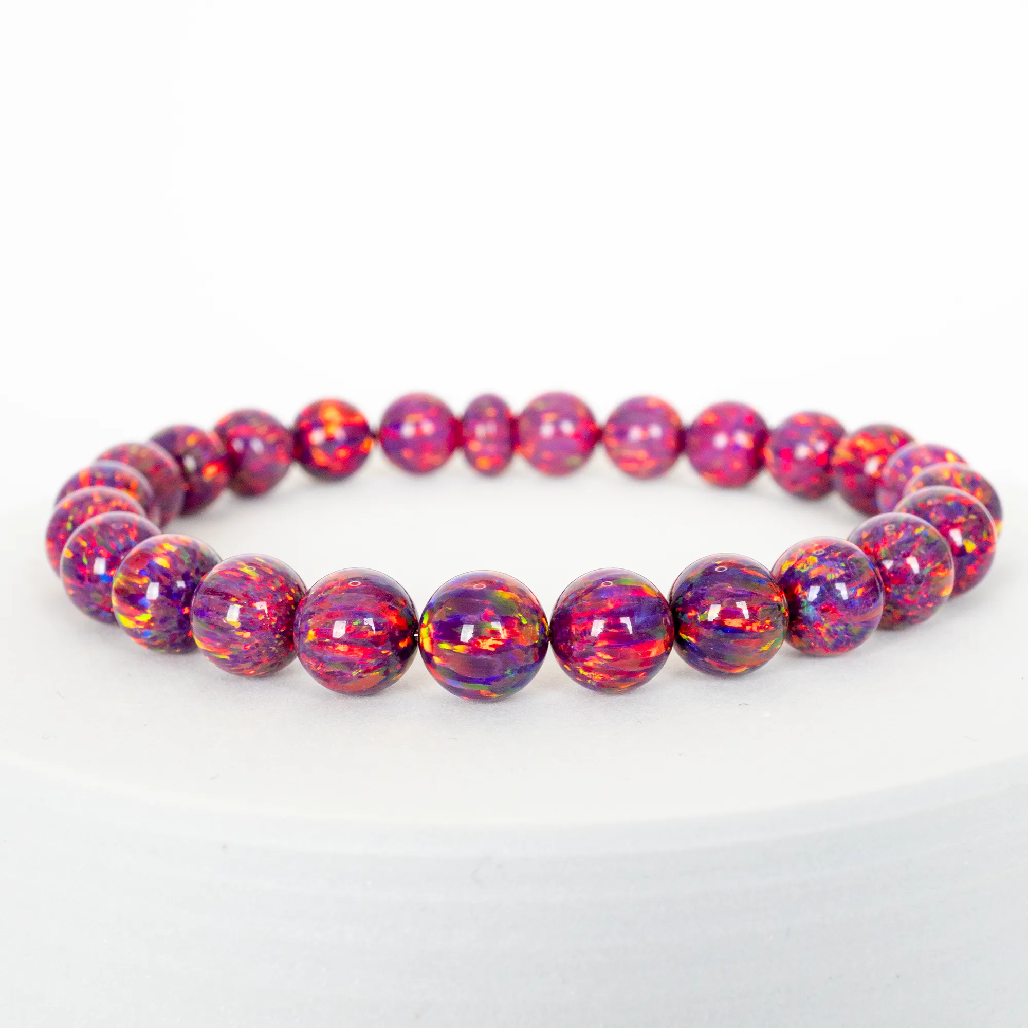 Orchid Opal Beaded Bracelet