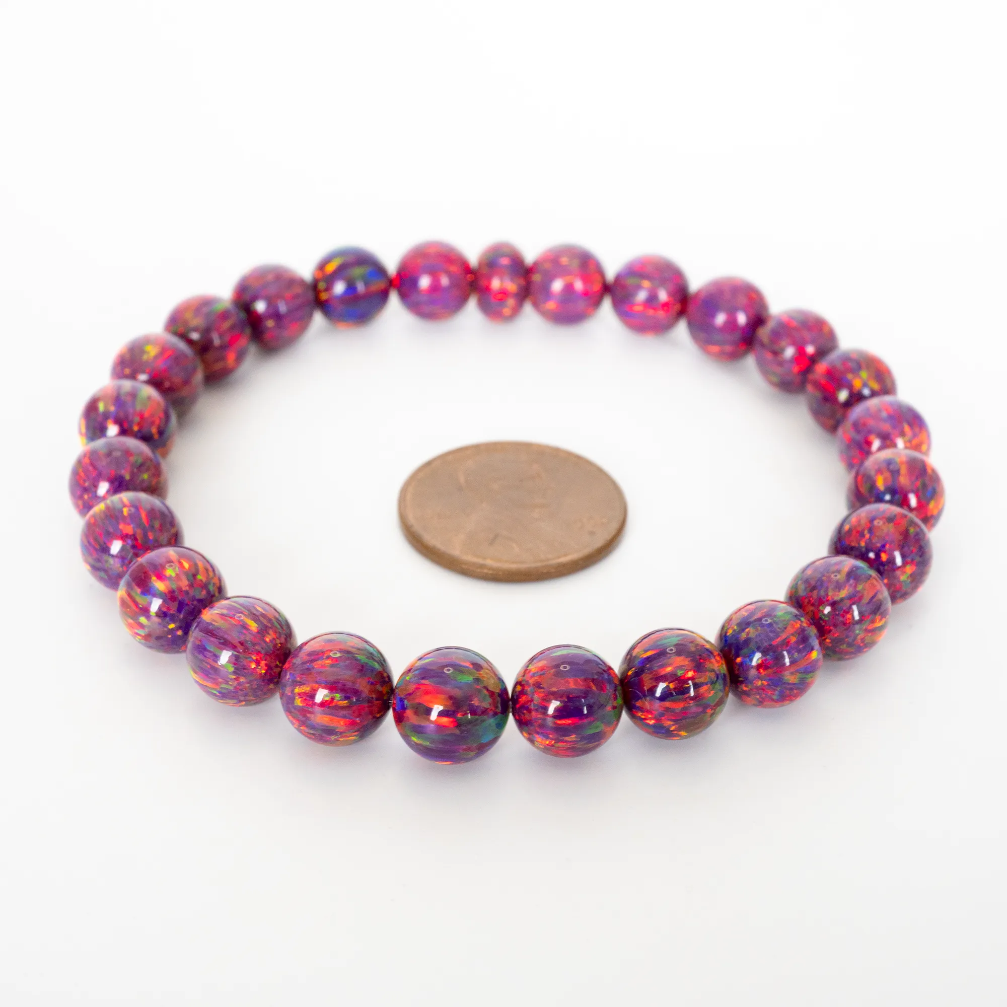 Orchid Opal Beaded Bracelet