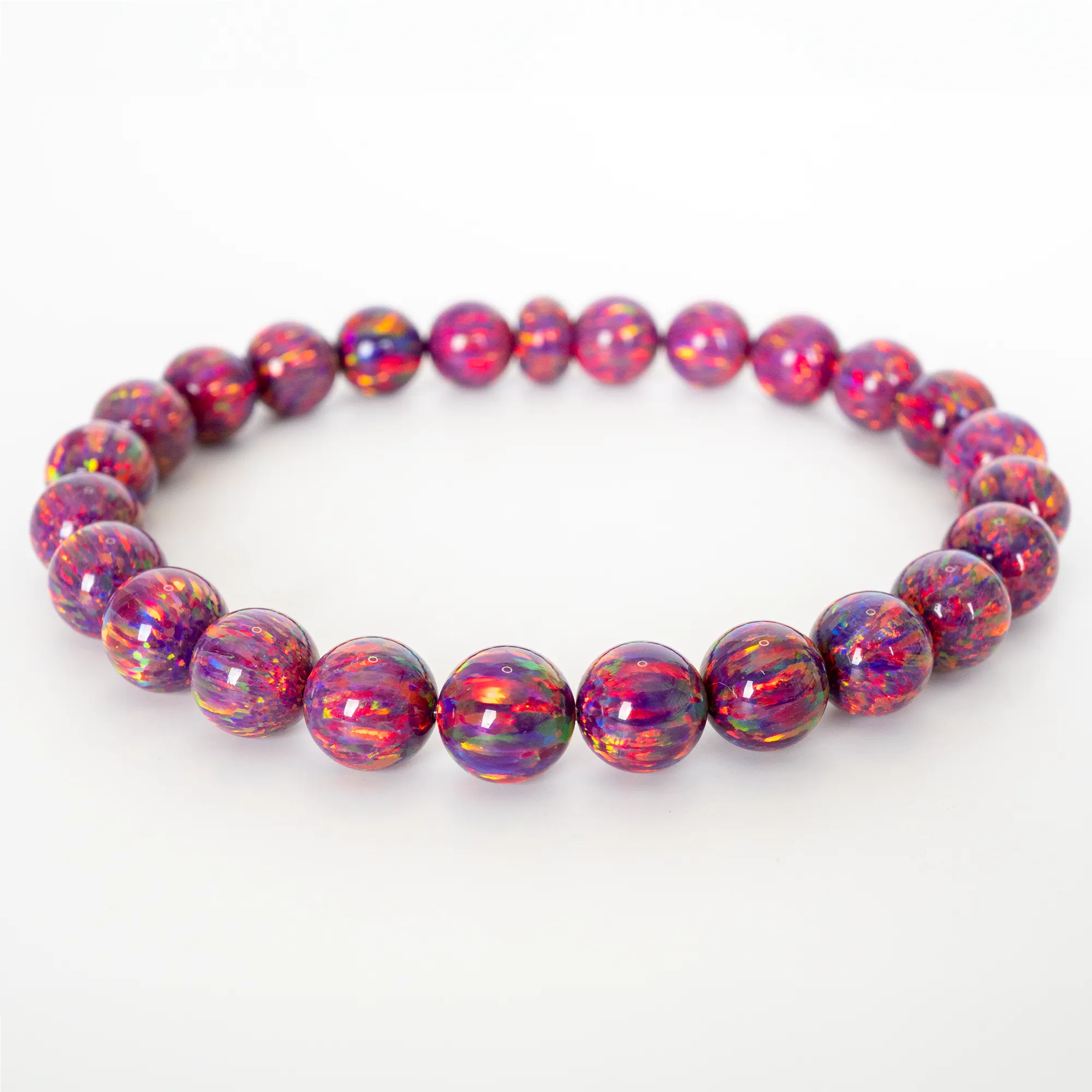 Orchid Opal Beaded Bracelet