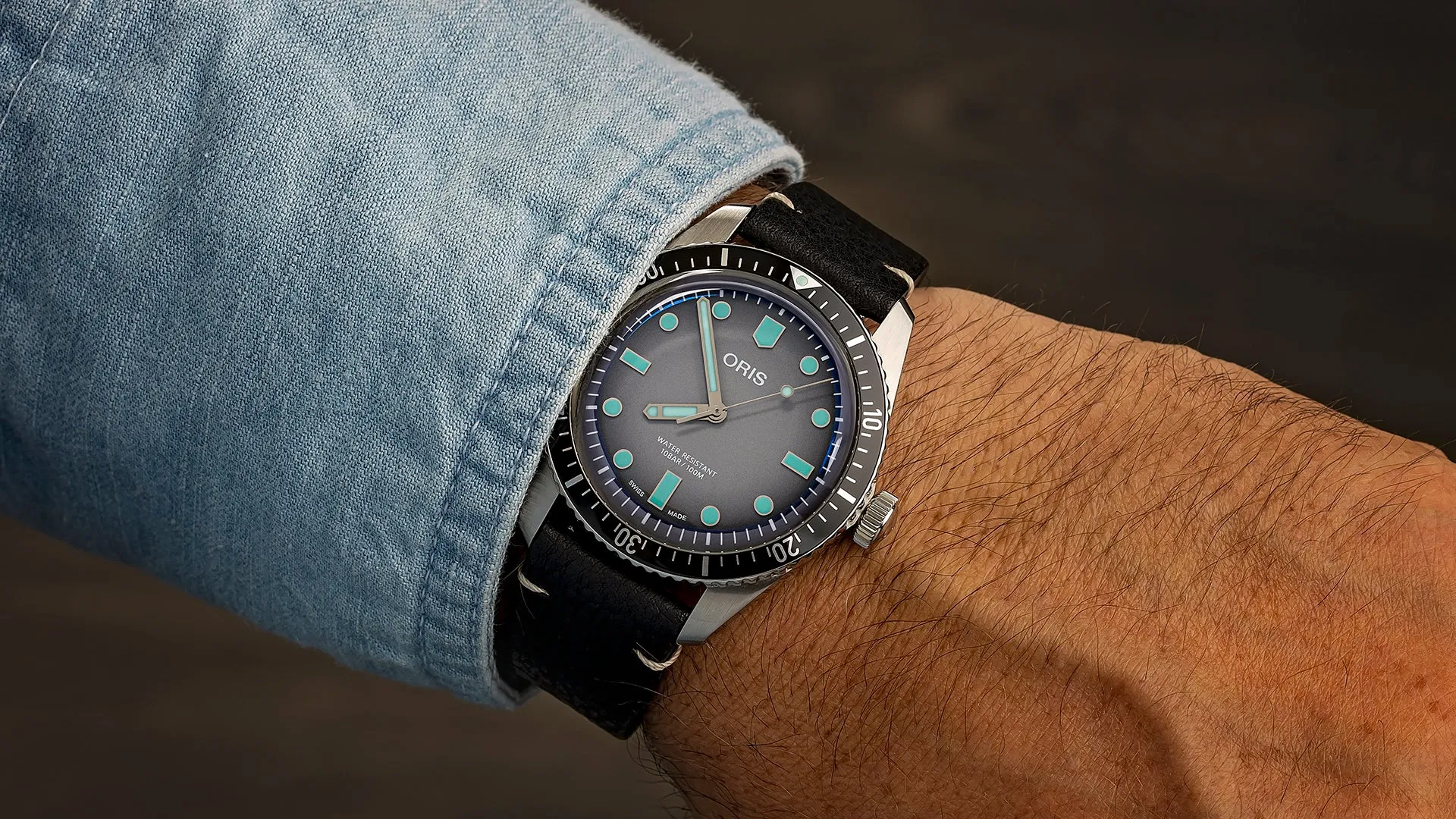 Oris Divers Sixty-Five Glow