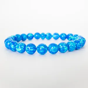 Pacific Sapphire Opal Beaded Bracelet