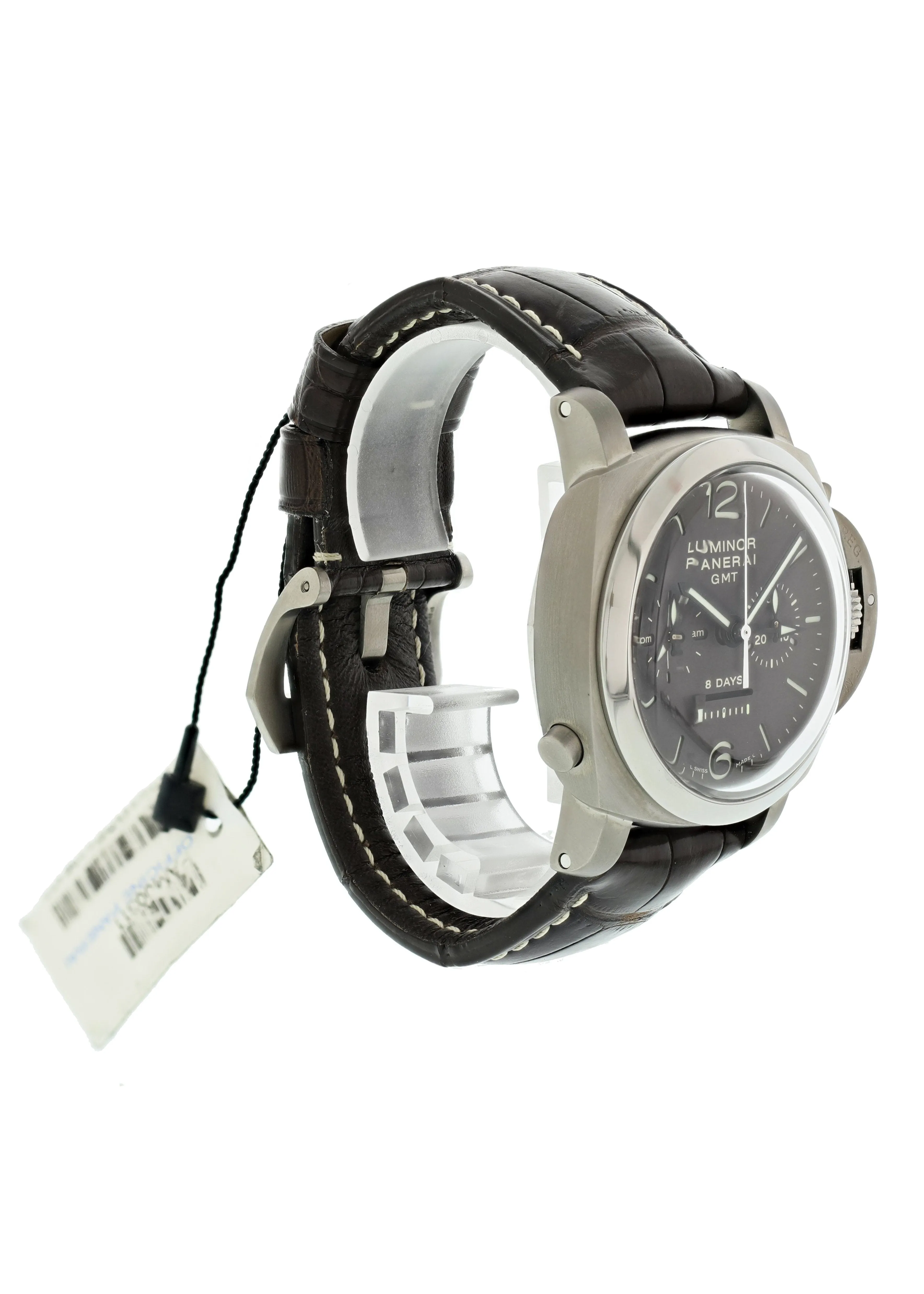 Panerai Luminor 1950 Chrono Monopulsante PAM311 8 Days GMT Titanio Mens Watch