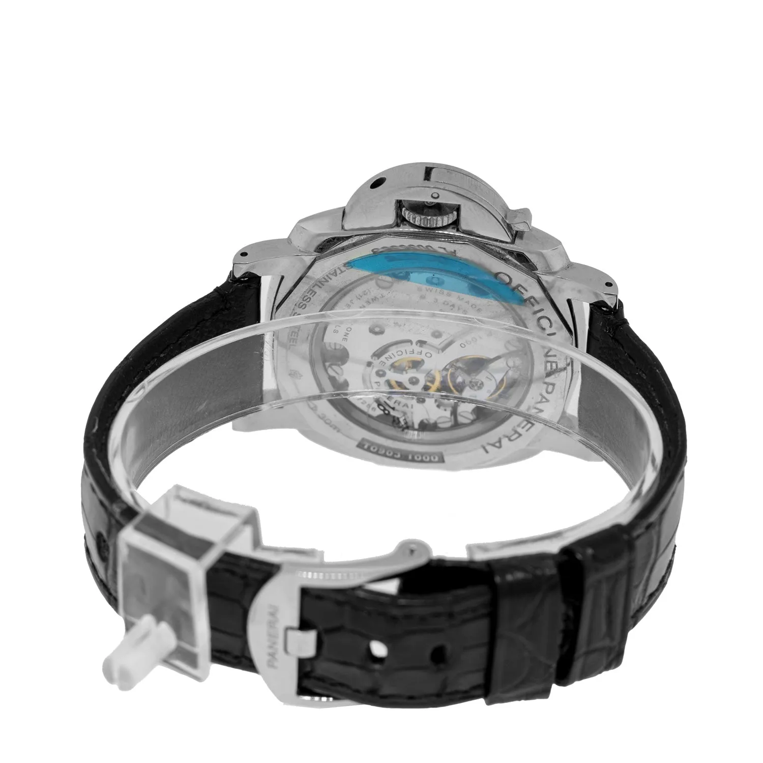 Panerai Luminor Due 3 Days Acciaio Stainless Steel Black Arabic Dial PAM00676