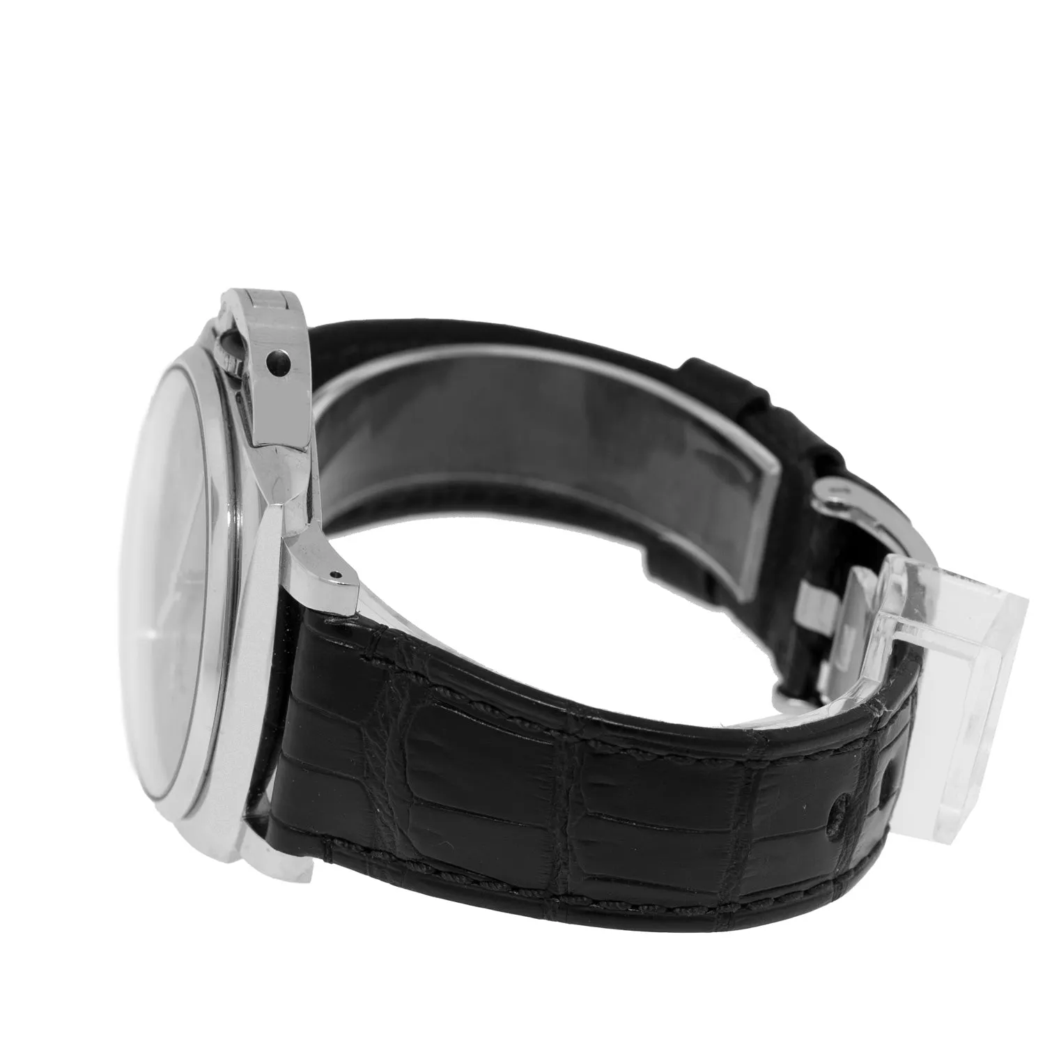 Panerai Luminor Due 3 Days Acciaio Stainless Steel Black Arabic Dial PAM00676