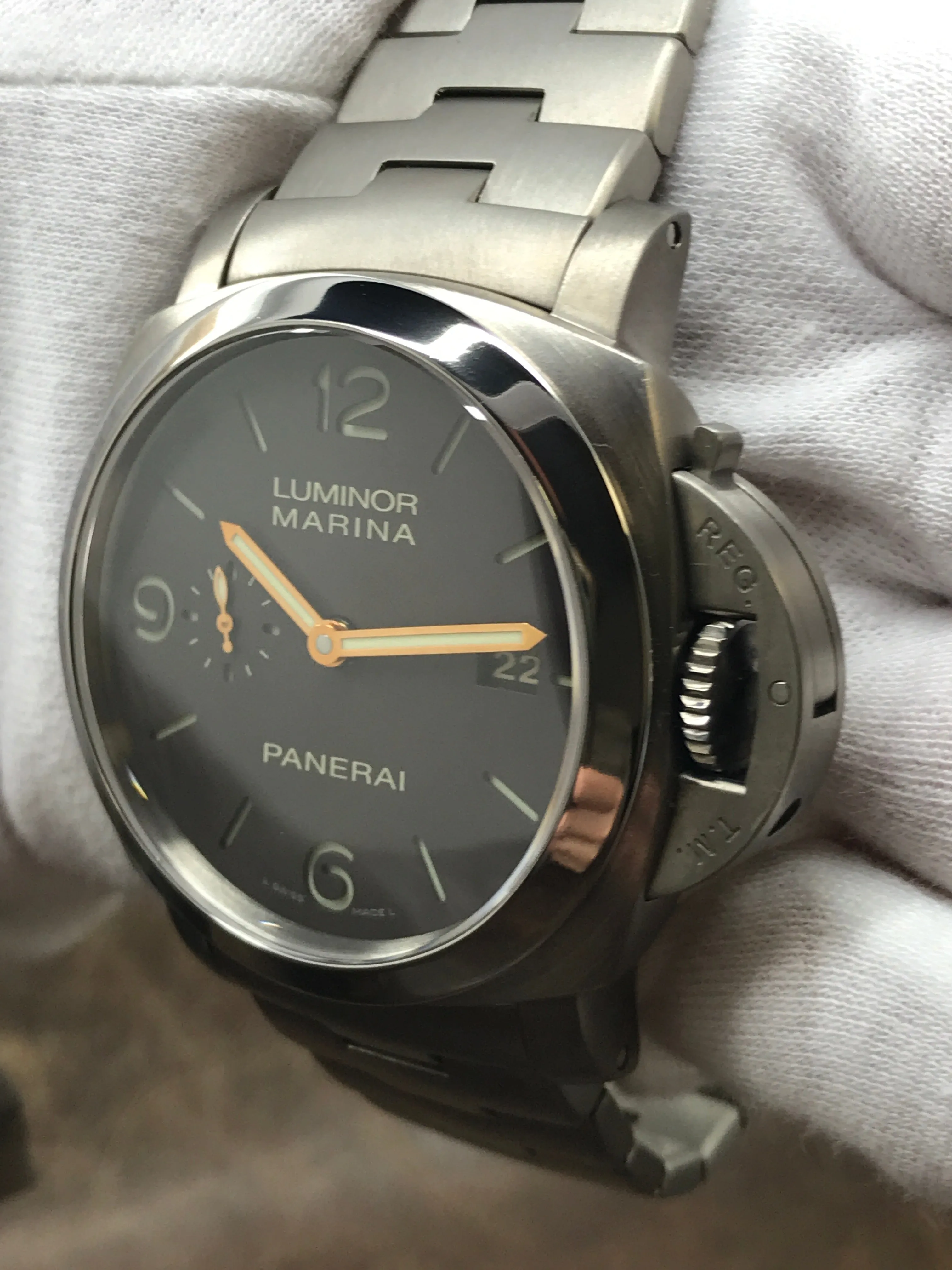 Panerai Luminor Marina 1950 3 Days PAM0352 Grey Dial Automatic Men's Watch