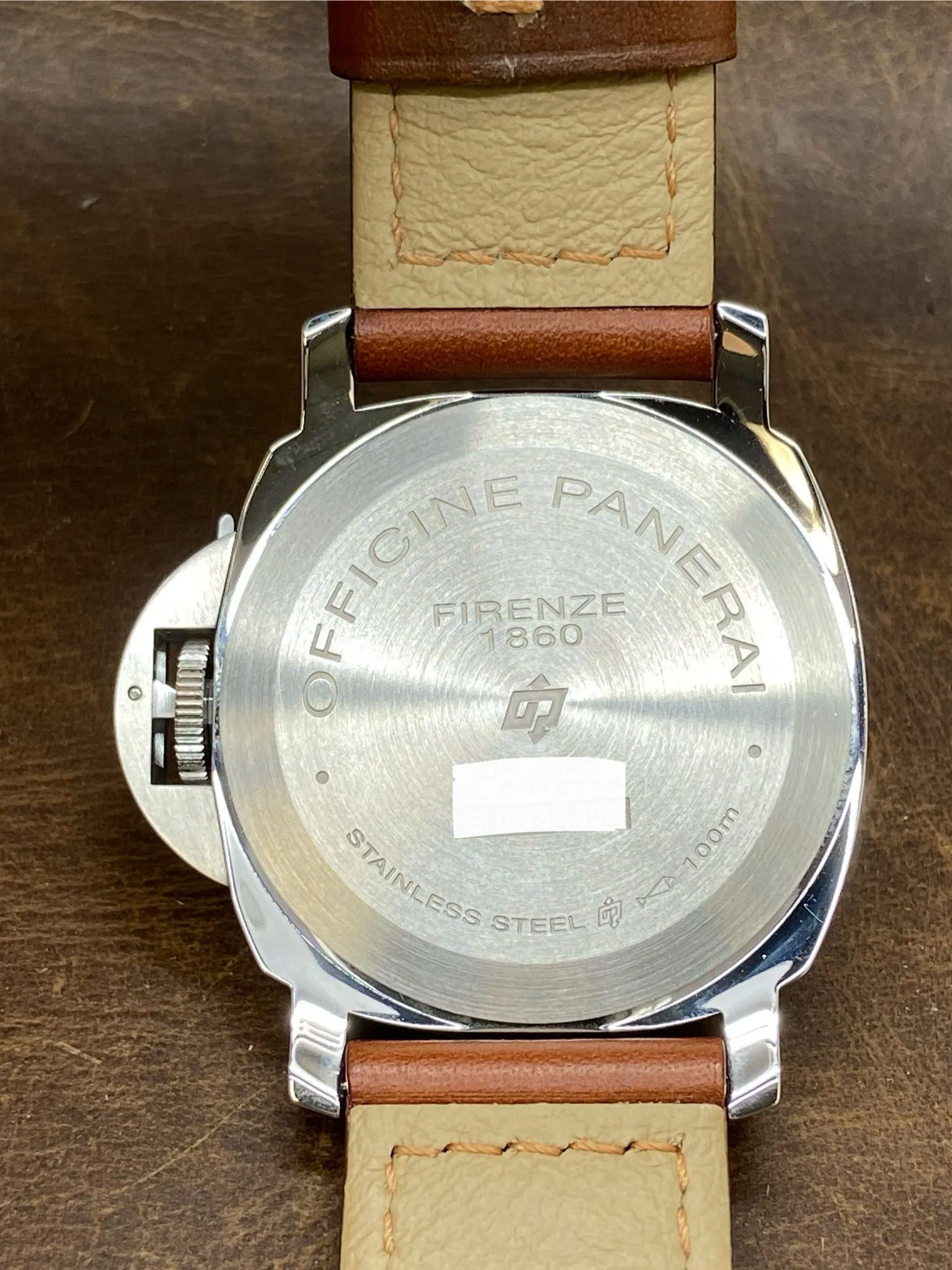 Panerai Luminor Marina Logo PAM00660 White Dial Hand-wound Men's Watch
