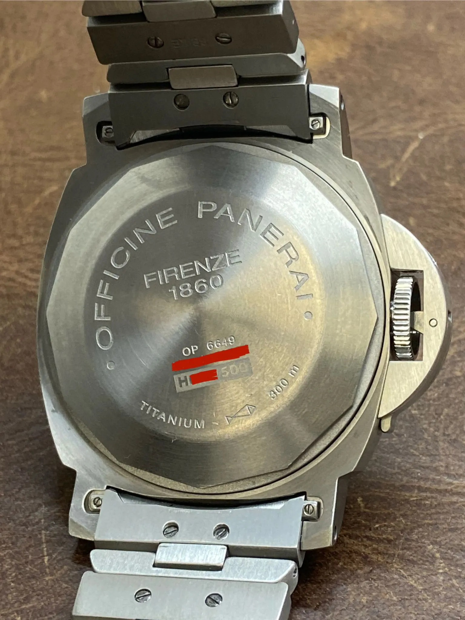 Panerai Luminor Marina Titanium 44mm B&P PAM00221 Black Dial Automatic Men's Watch