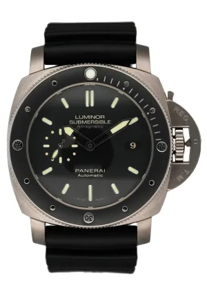 Panerai Luminor Submersible PAM00389 Amagnetic Mens Watch Box Papers