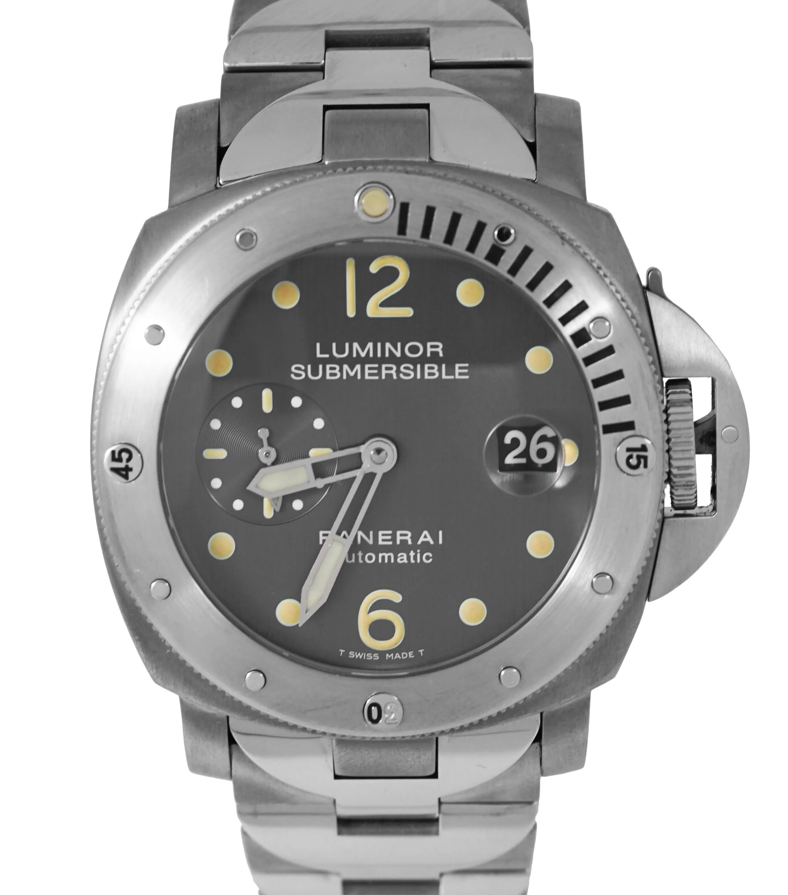 Panerai PAM 106 Luminor Submersible Titanium Anthracite Auto 44mm Watch PAM00106