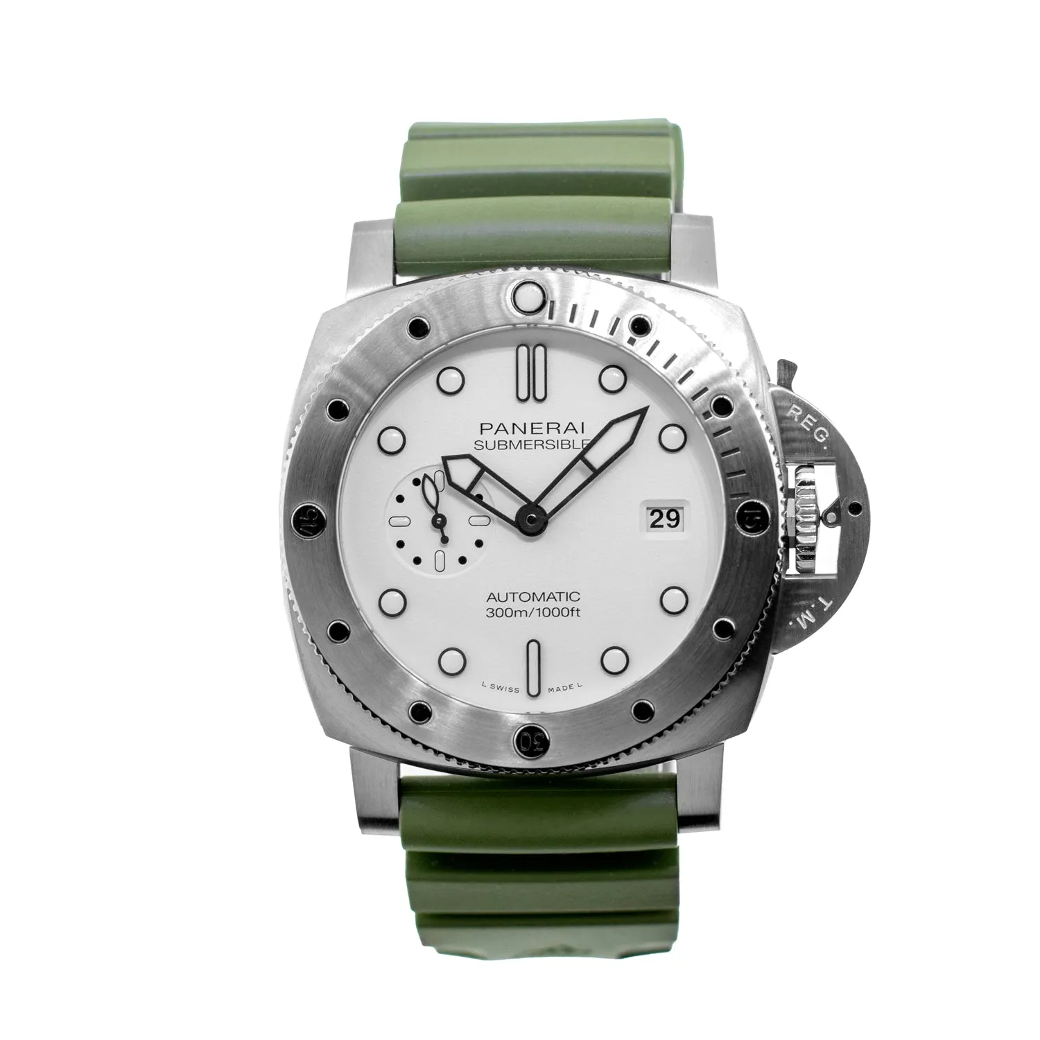 Panerai Submersible Quarantaquattro Bianco Steel White Index 44mm PAM01226