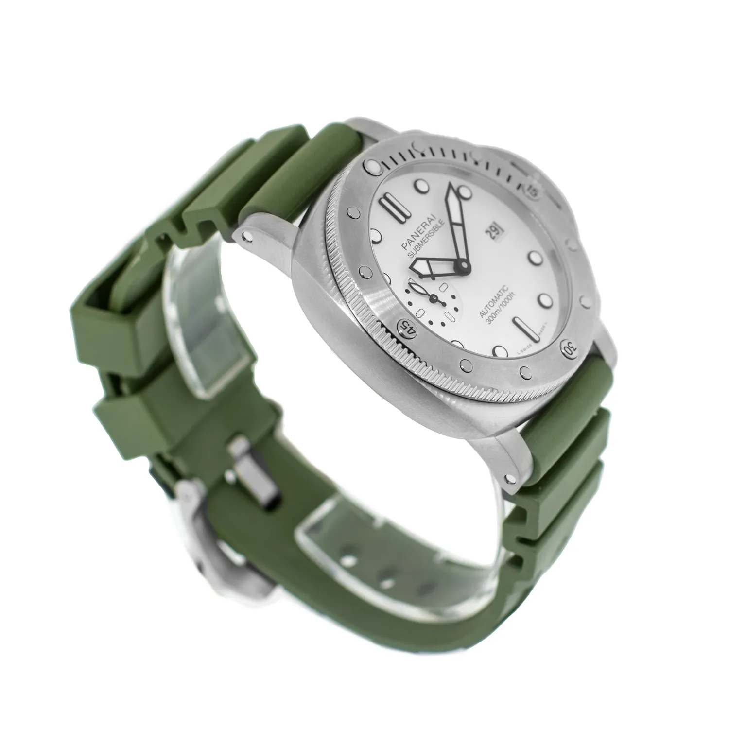 Panerai Submersible Quarantaquattro Bianco Steel White Index 44mm PAM01226