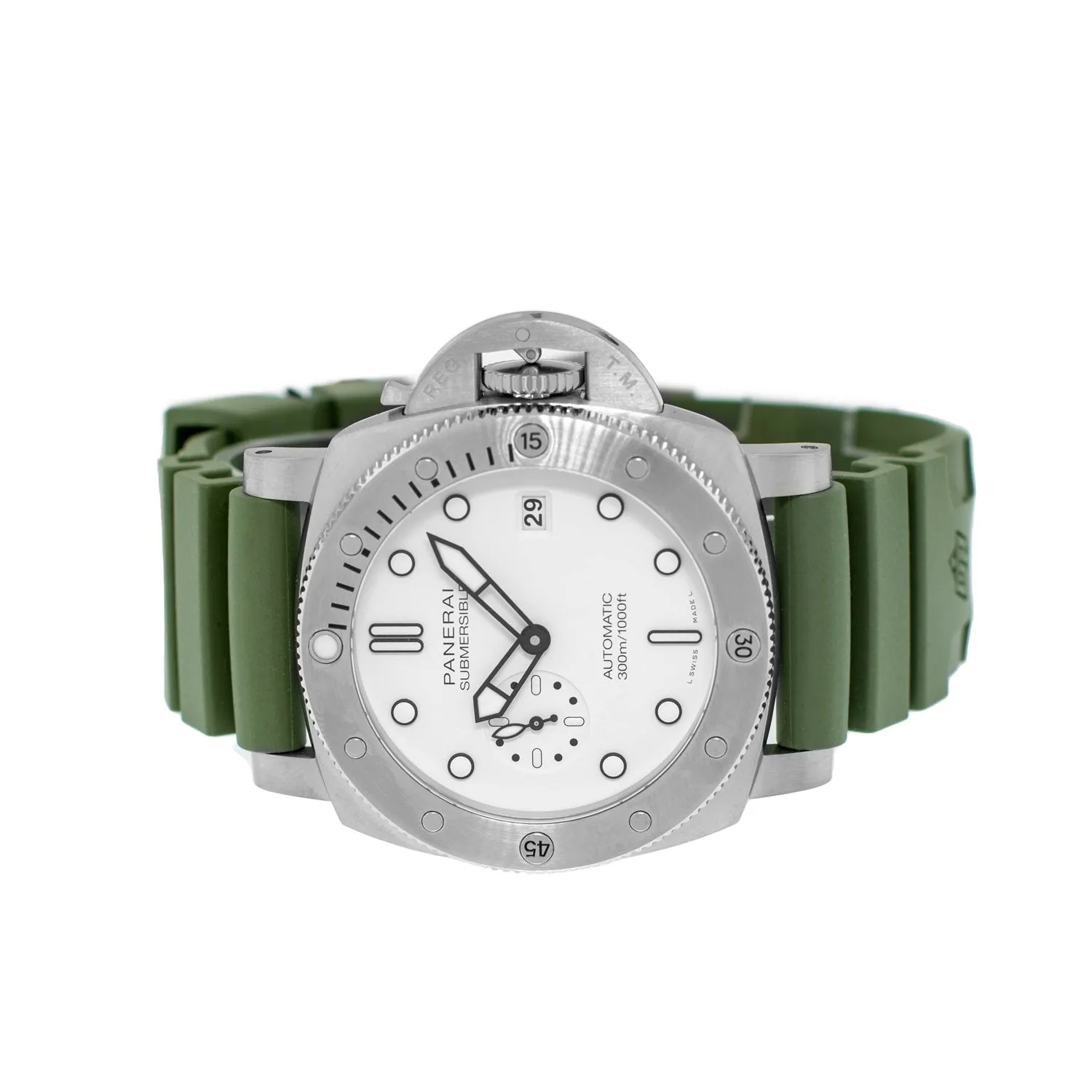 Panerai Submersible Quarantaquattro Bianco Steel White Index 44mm PAM01226