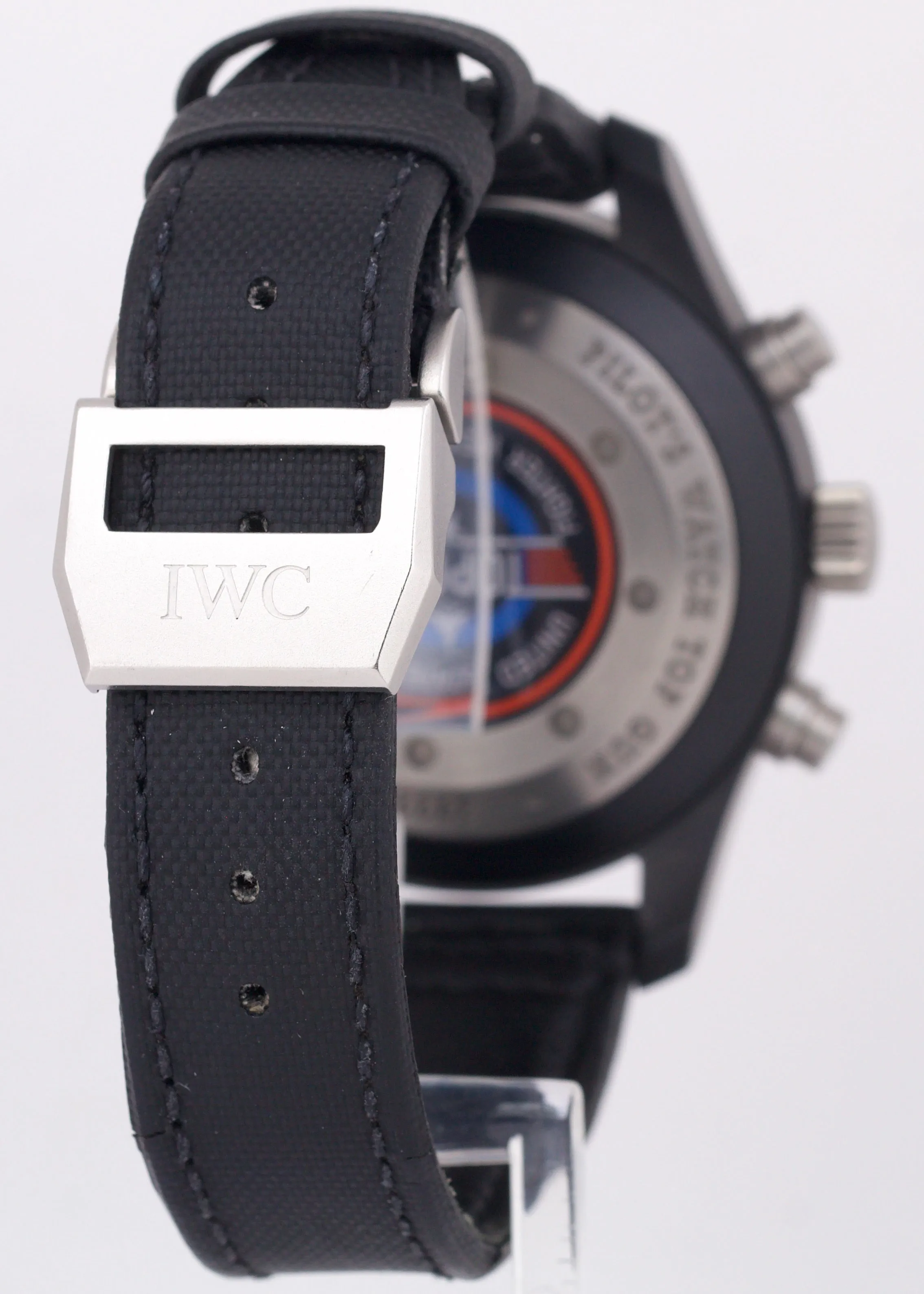 PAPERS IWC Pilots Watch Chronograph TOP GUN Black Ceramic 46mm IW388001 BOX