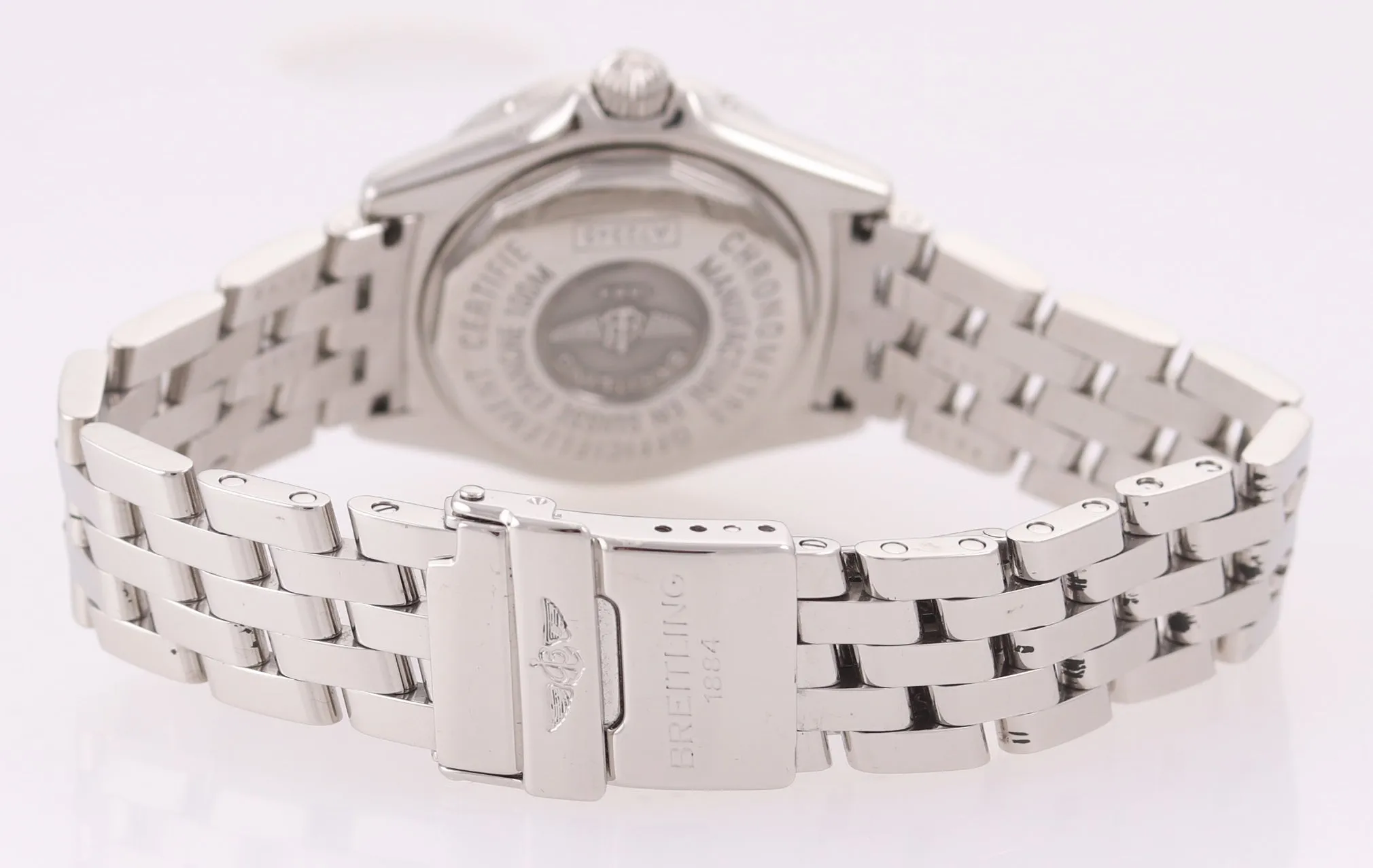PAPERS MINT Ladies Breitling Callistino Diamond MOP A72345 Quartz 28mm Watch
