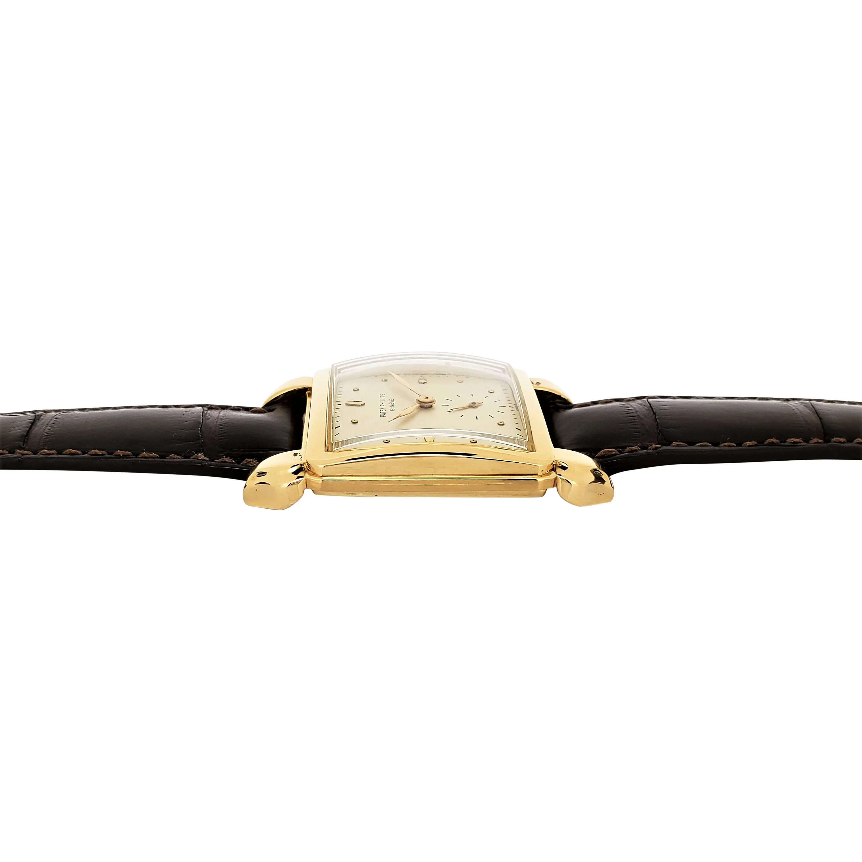Patek Philippe 2424J Vintage Oversized "Flame" Lugs Watch Circa 1950