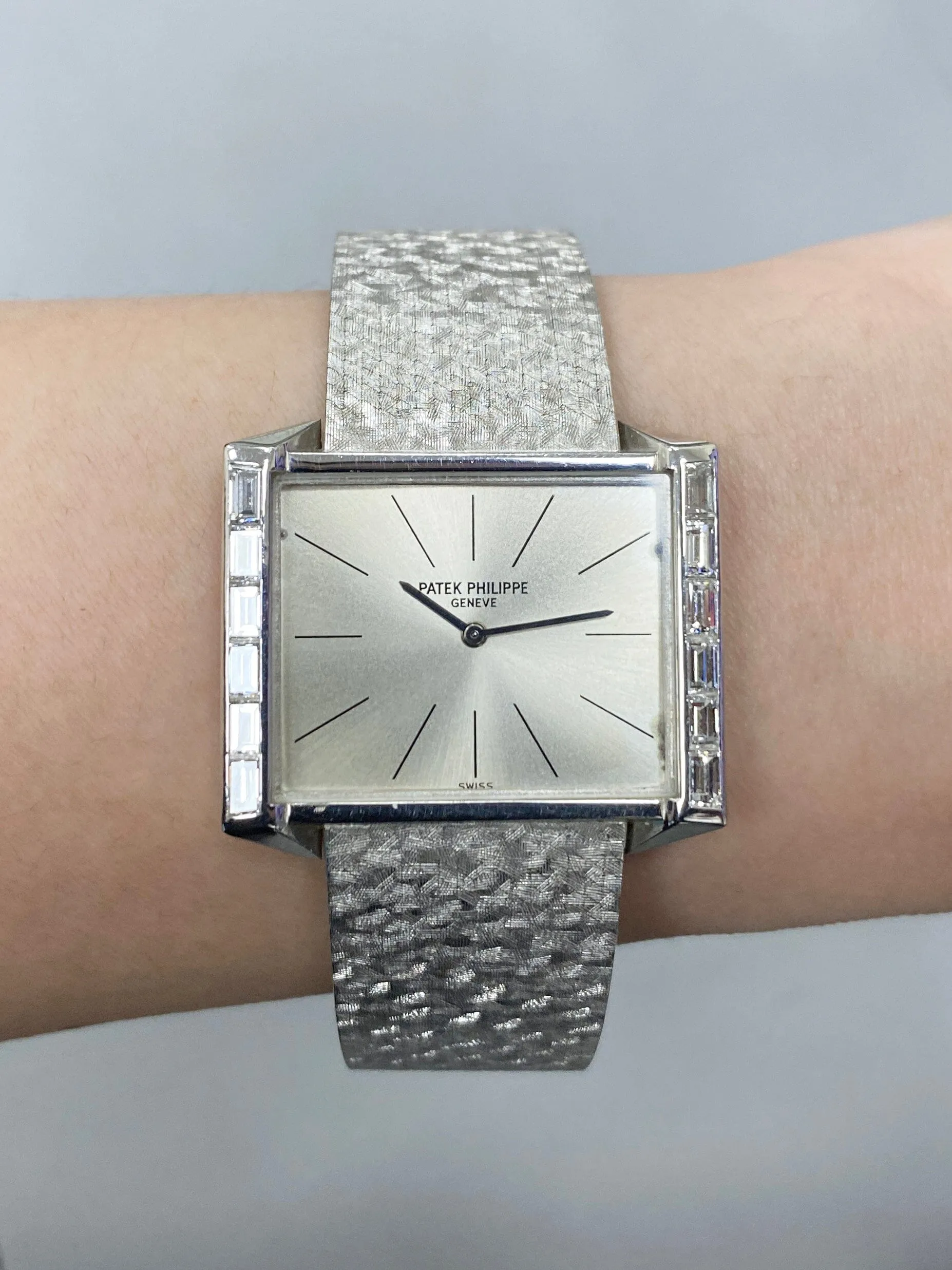 Patek Philippe 3506/2 Diamond 18K White Gold Ladies Watch