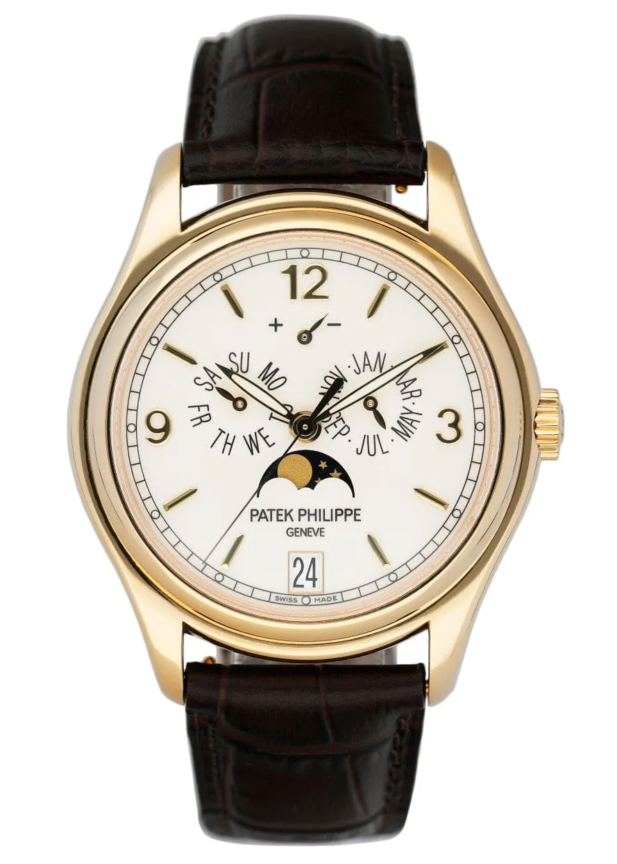Patek Philippe Annual Calendar 5146J Cream Dial Mens Watch With Box Papers