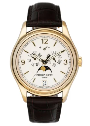 Patek Philippe Annual Calendar 5146J Cream Dial Mens Watch With Box Papers