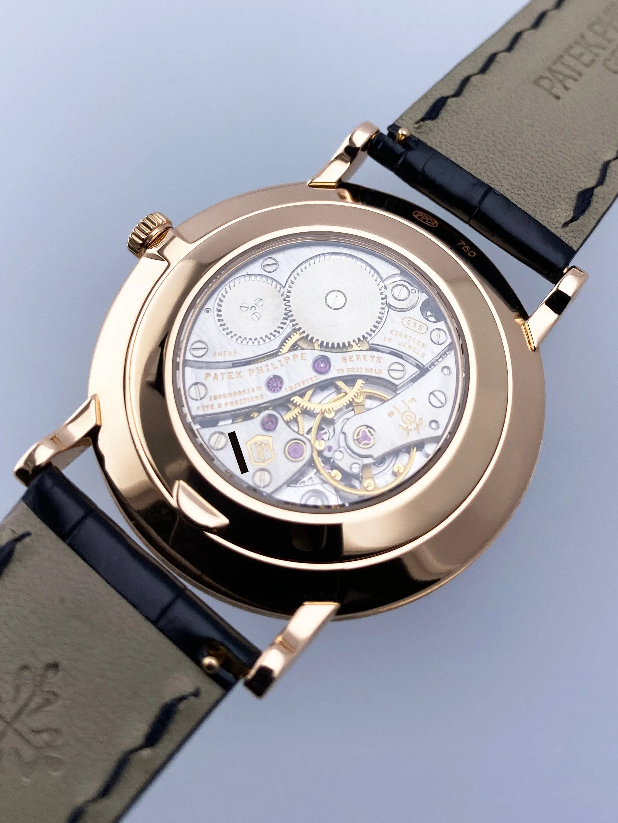Patek Philippe Calatrava 5119R 18K Rose Gold Mens Watch With Archives
