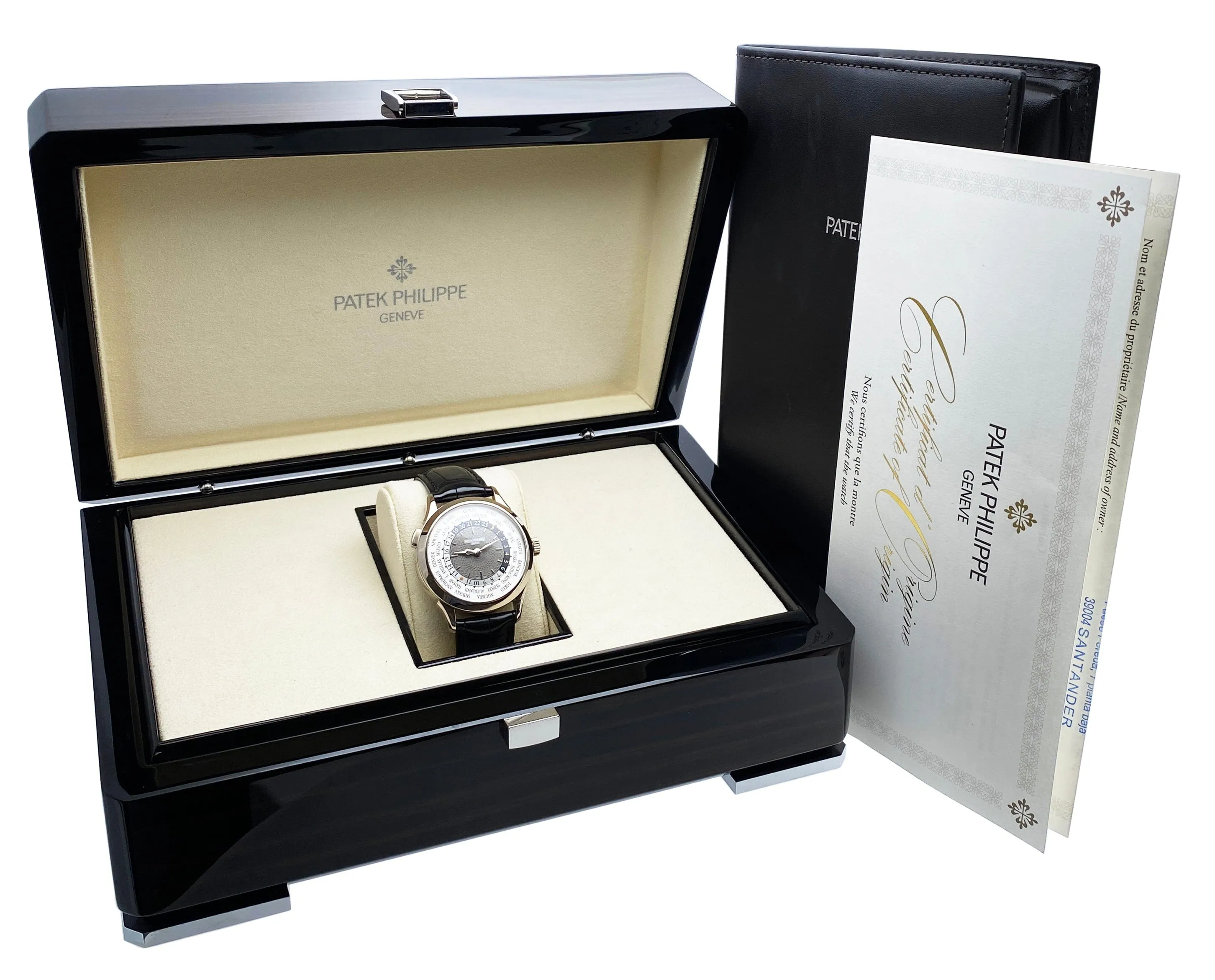Patek Philippe Complications World Time 5230G Mens Watch Box Papers