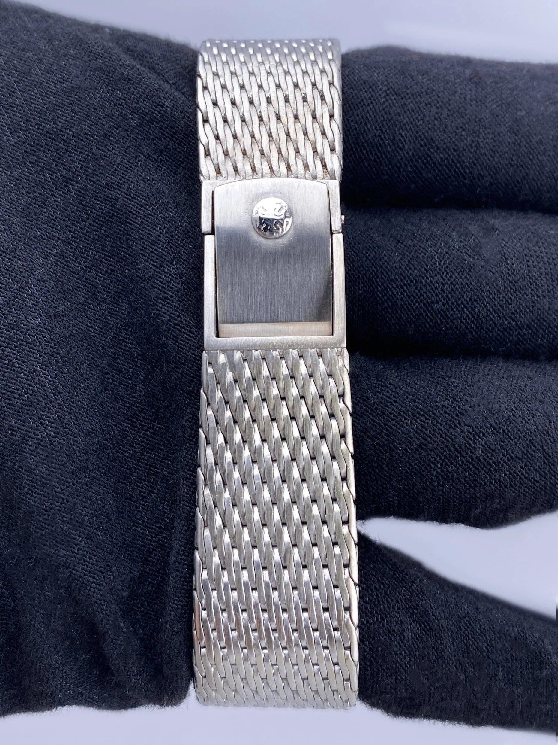 Patek Philippe Ellipse 3548G Blue Dial 18K White Gold Mens Watch