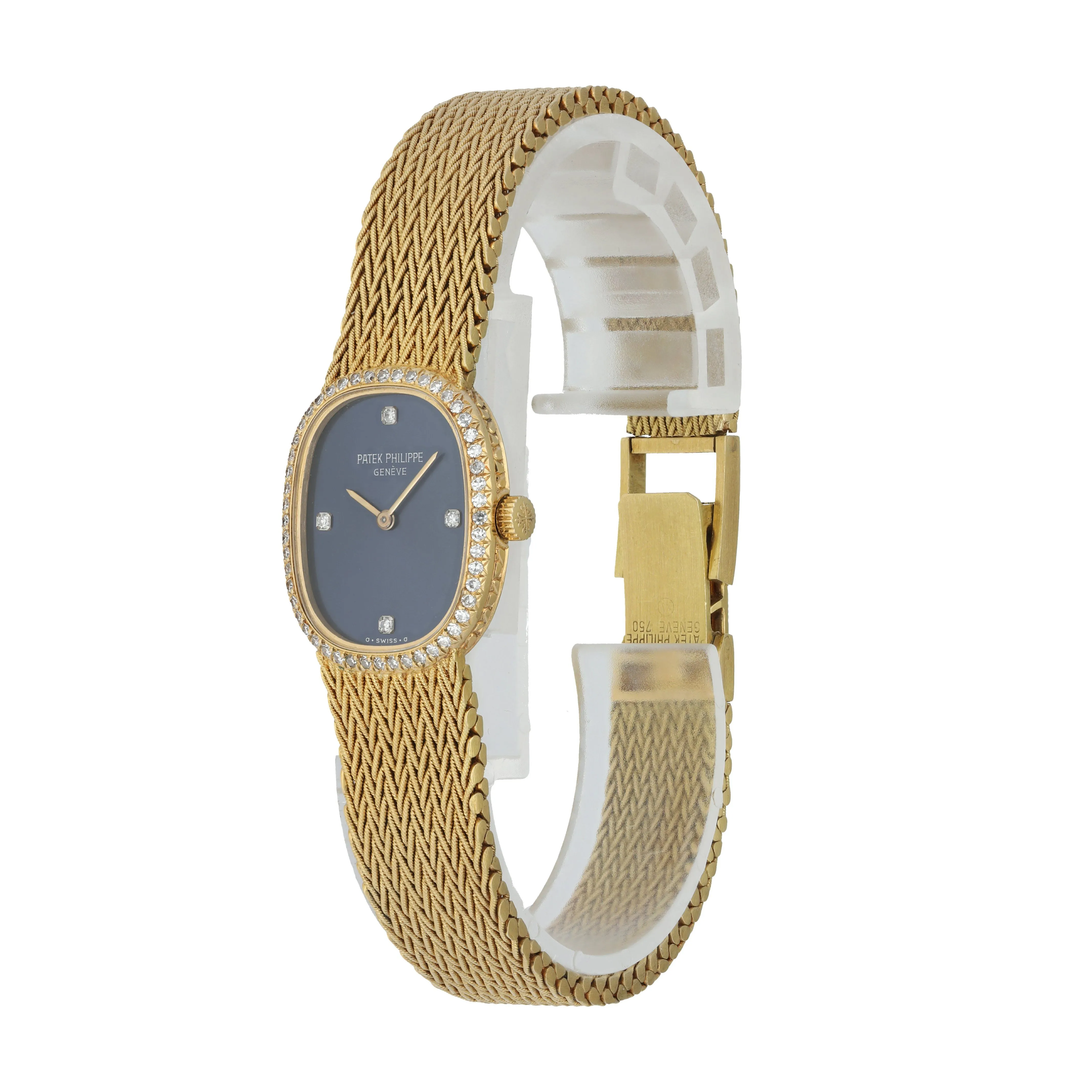Patek Philippe Ellipse 3875/1 Yellow Gold Diamond Ladies Watch