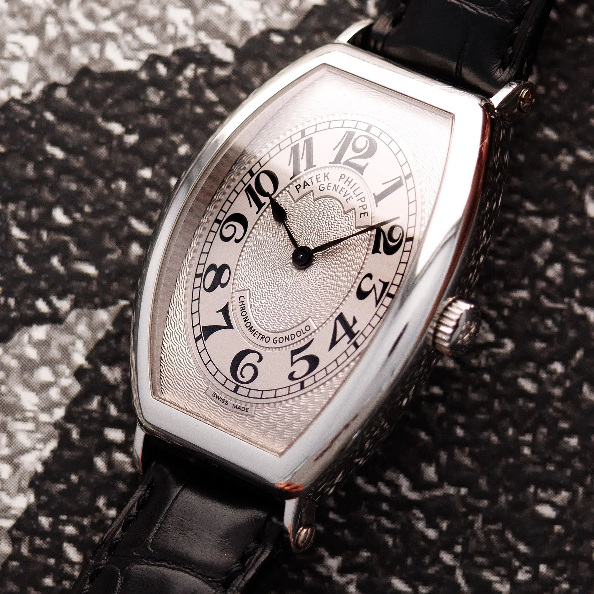 Patek Philippe Platinum Gondolo Ref. 5098