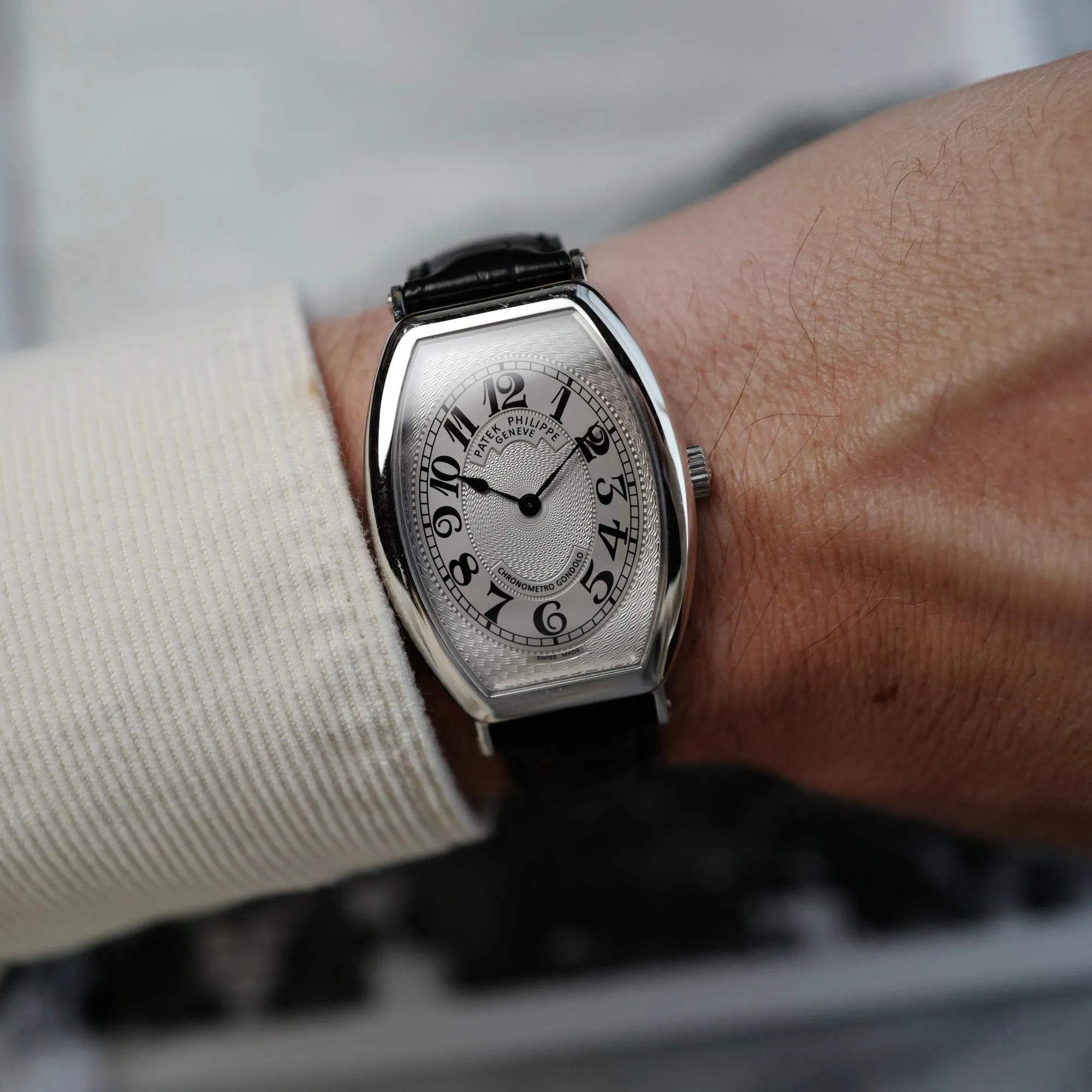 Patek Philippe Platinum Gondolo Ref. 5098