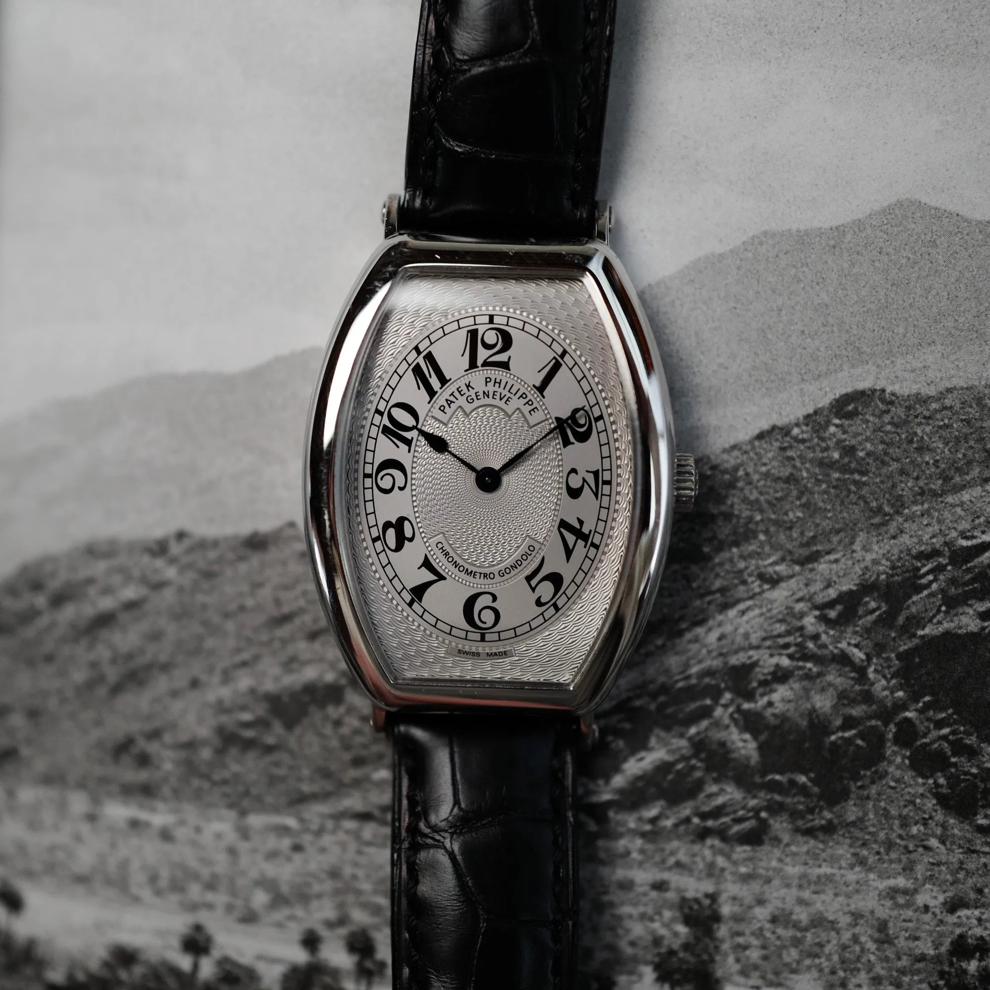 Patek Philippe Platinum Gondolo Ref. 5098