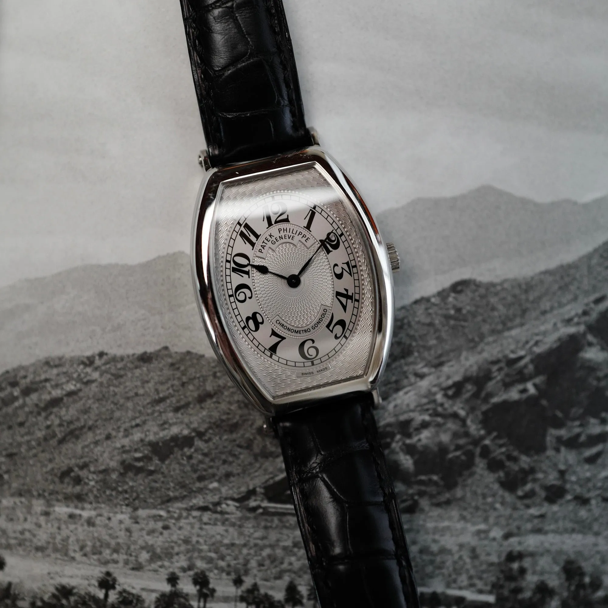 Patek Philippe Platinum Gondolo Ref. 5098