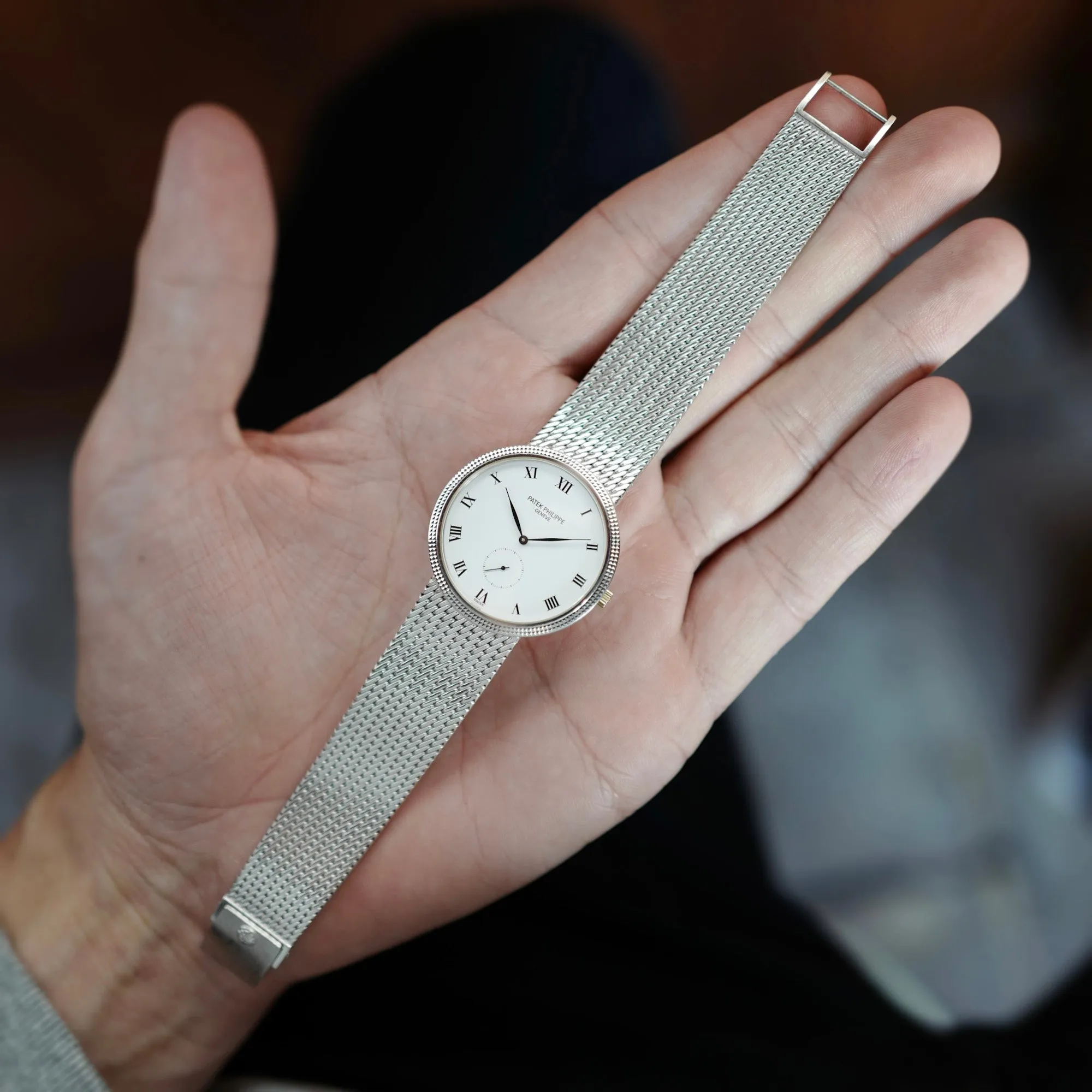 Patek Philippe White Gold Calatrava Ref. 3919 (New Arrival)