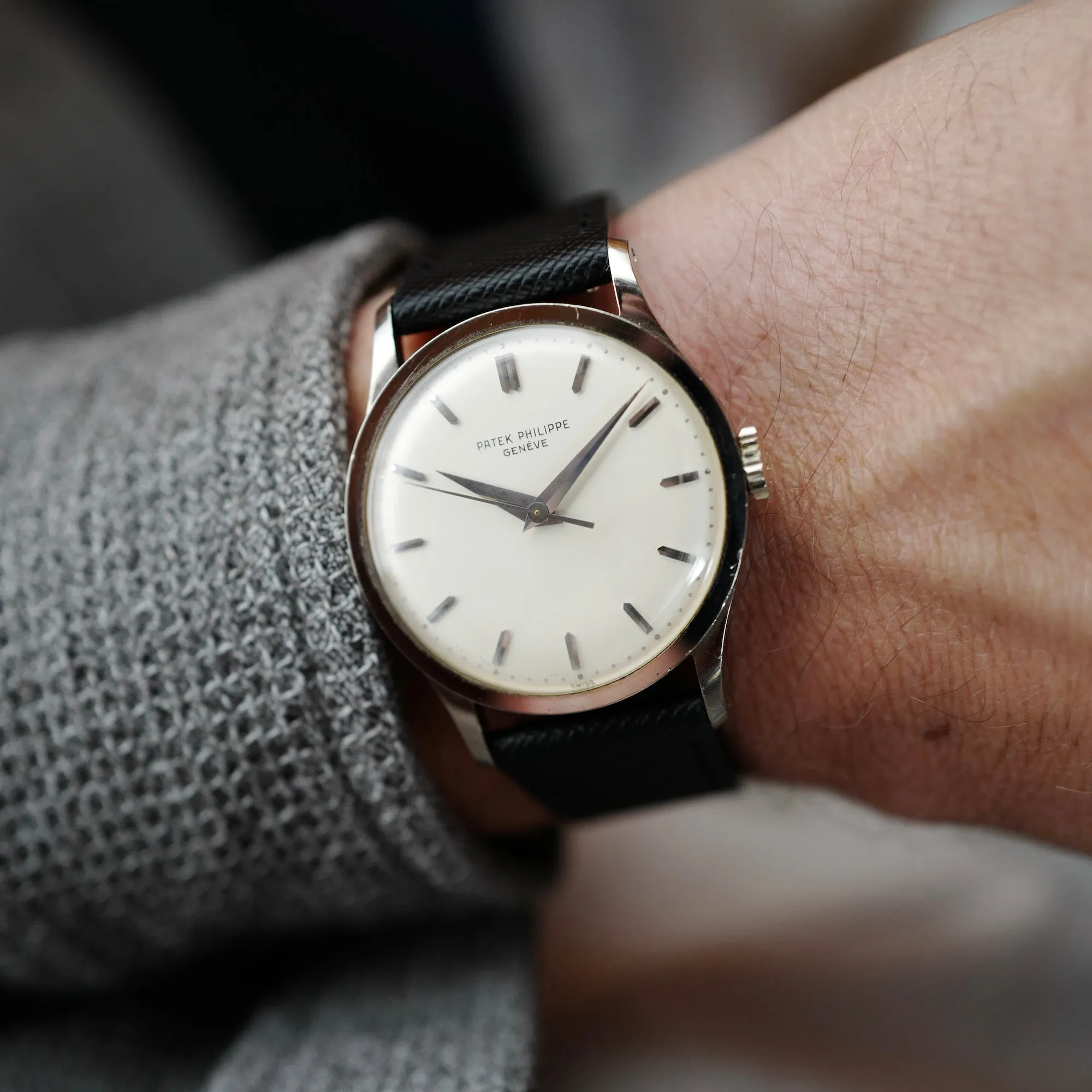 Patek Philippe White Gold Calatrava Watch Ref. 570