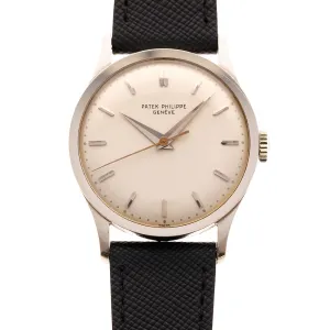 Patek Philippe White Gold Calatrava Watch Ref. 570