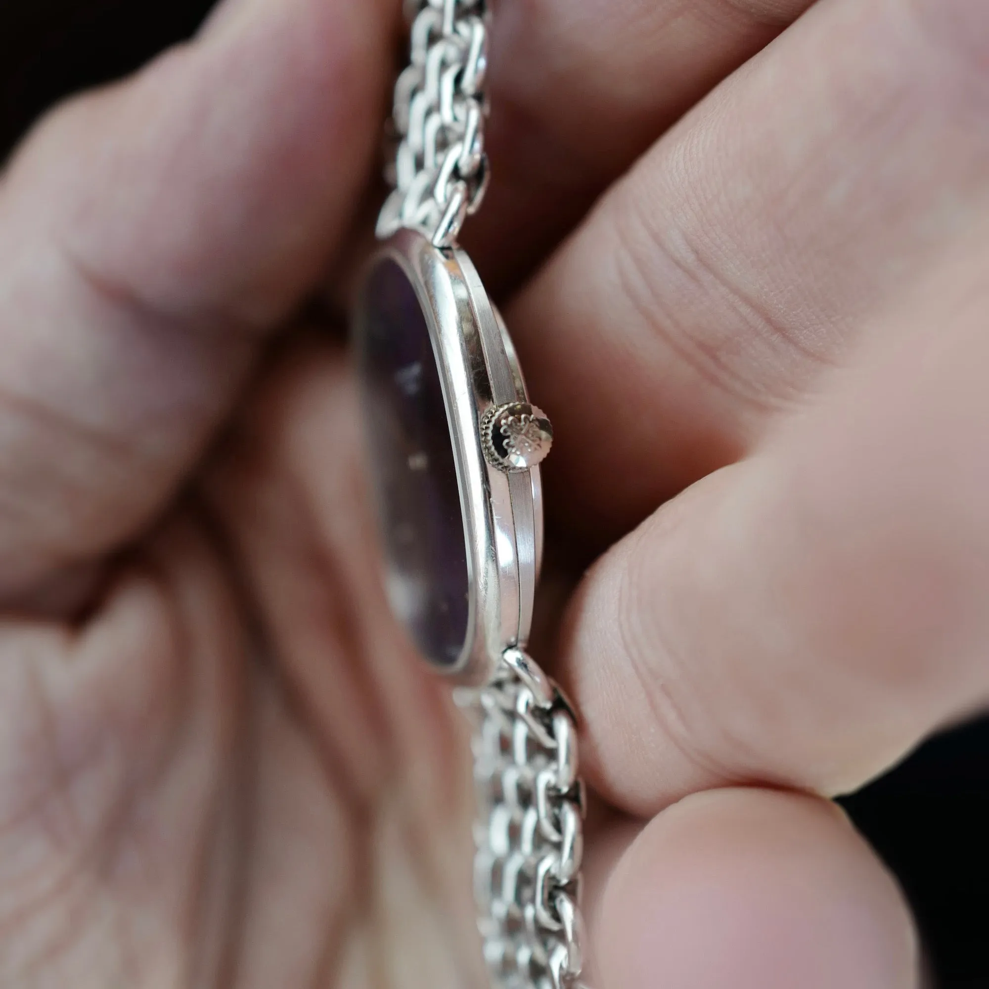 Patek Philippe White Gold Ellipse Ref. 3848 with JPE Chain Link Bracelet (New Arrival)
