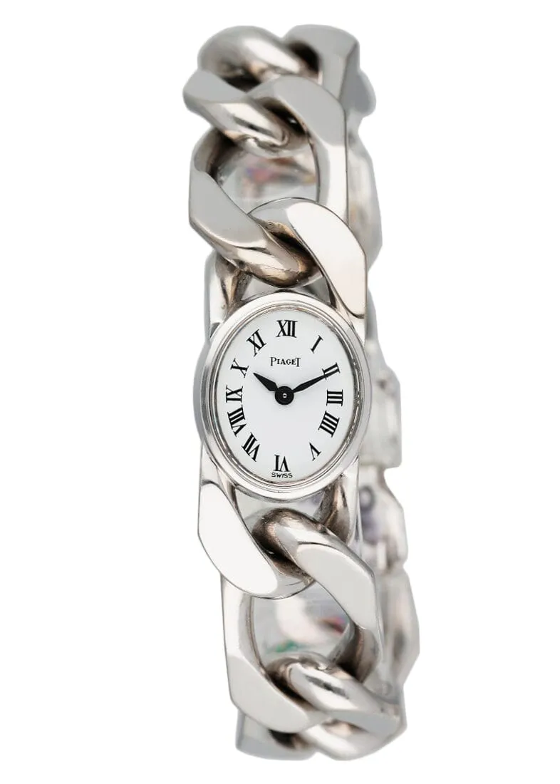 Piaget 3771 N65 18k White Gold Ladies Watch