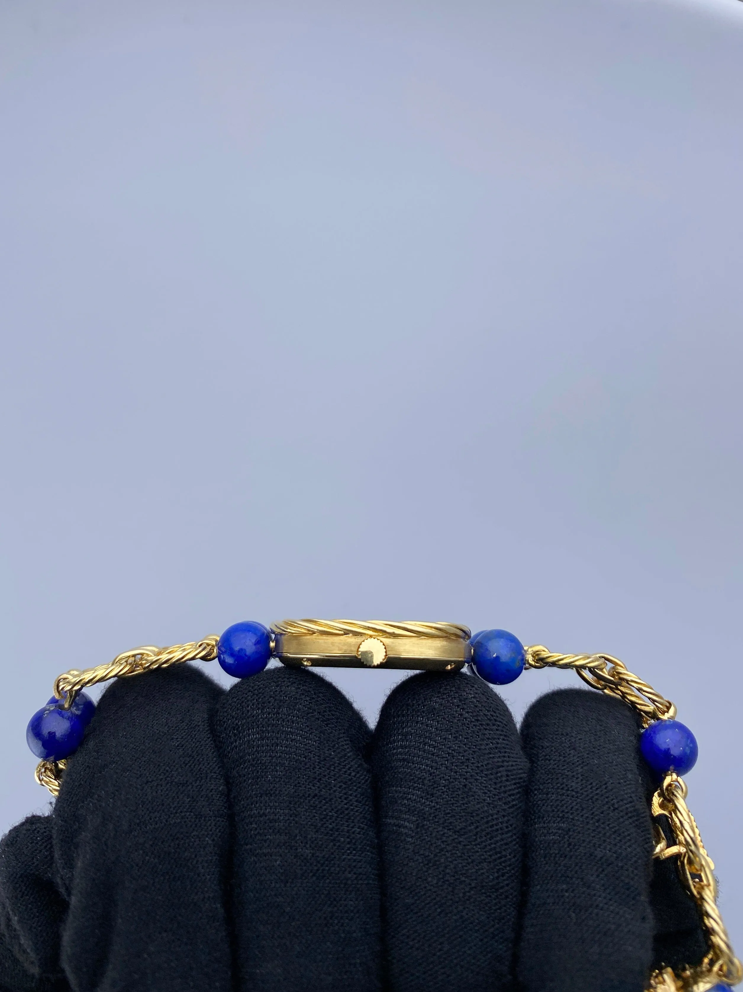 Piaget 9465 P 60 Blue Lapis 18K Yellow Gold Ladies Watch