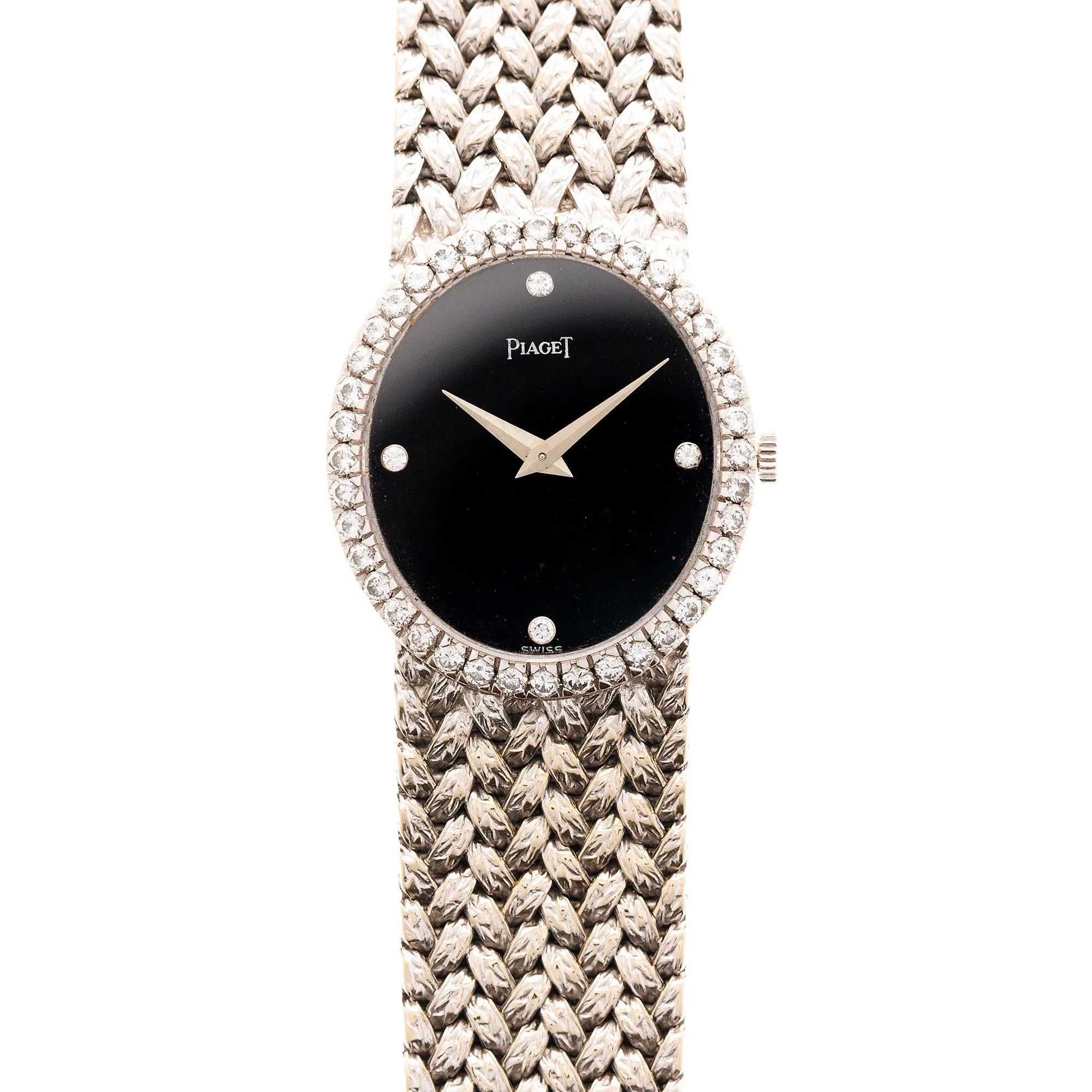 Piaget White Gold Onyx and Diamond Ref. 9826D2