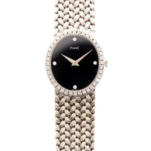 Piaget White Gold Onyx and Diamond Ref. 9826D2