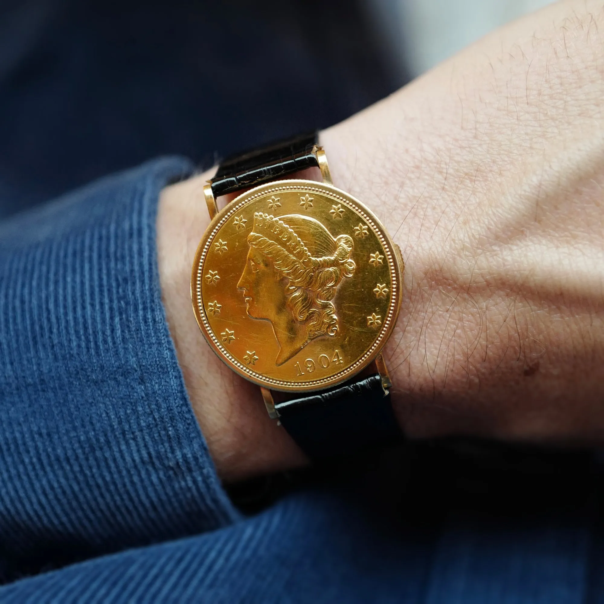Piaget Yellow Gold Coin Watch