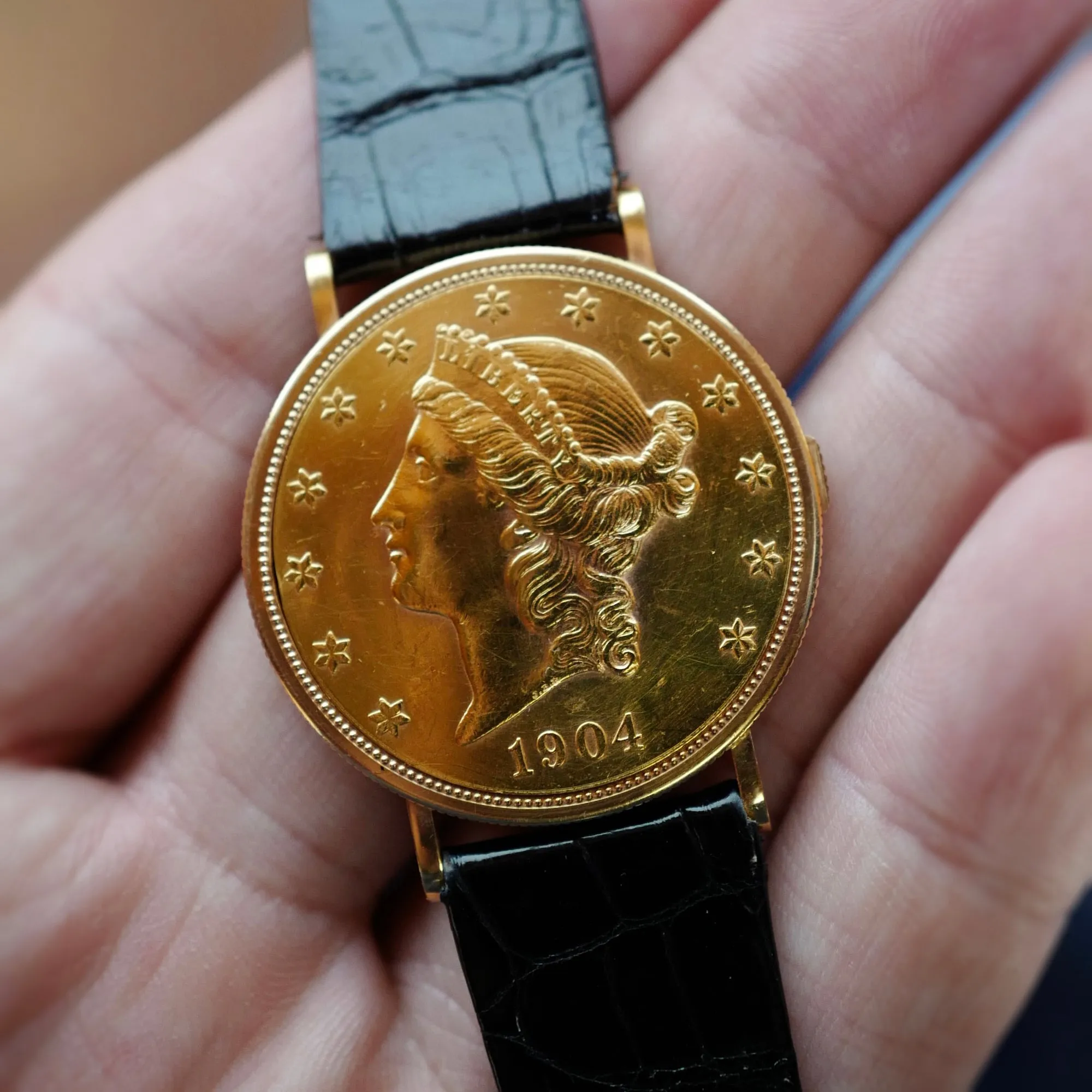 Piaget Yellow Gold Coin Watch
