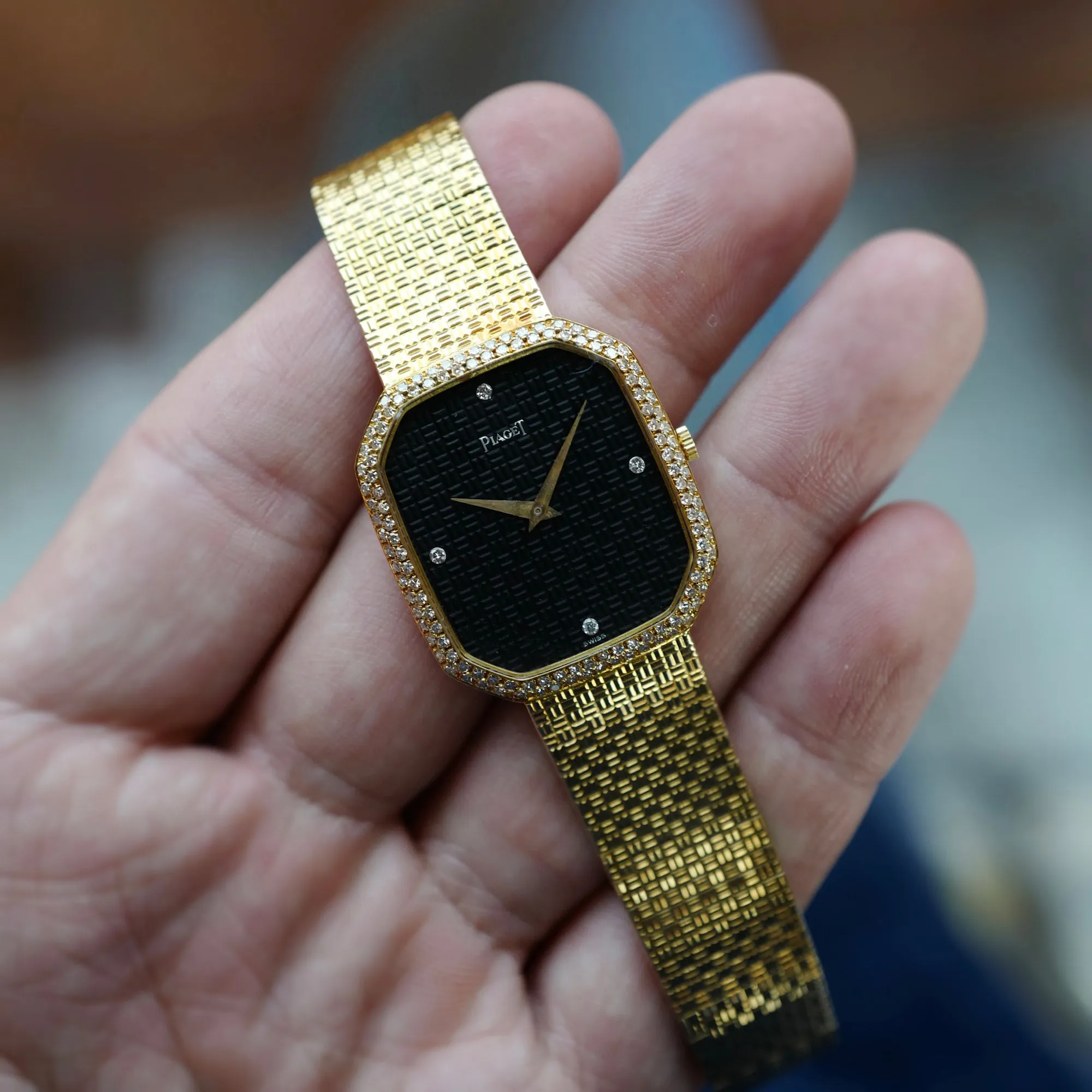 Piaget Yellow Gold Diamond Watch Ref. 9791