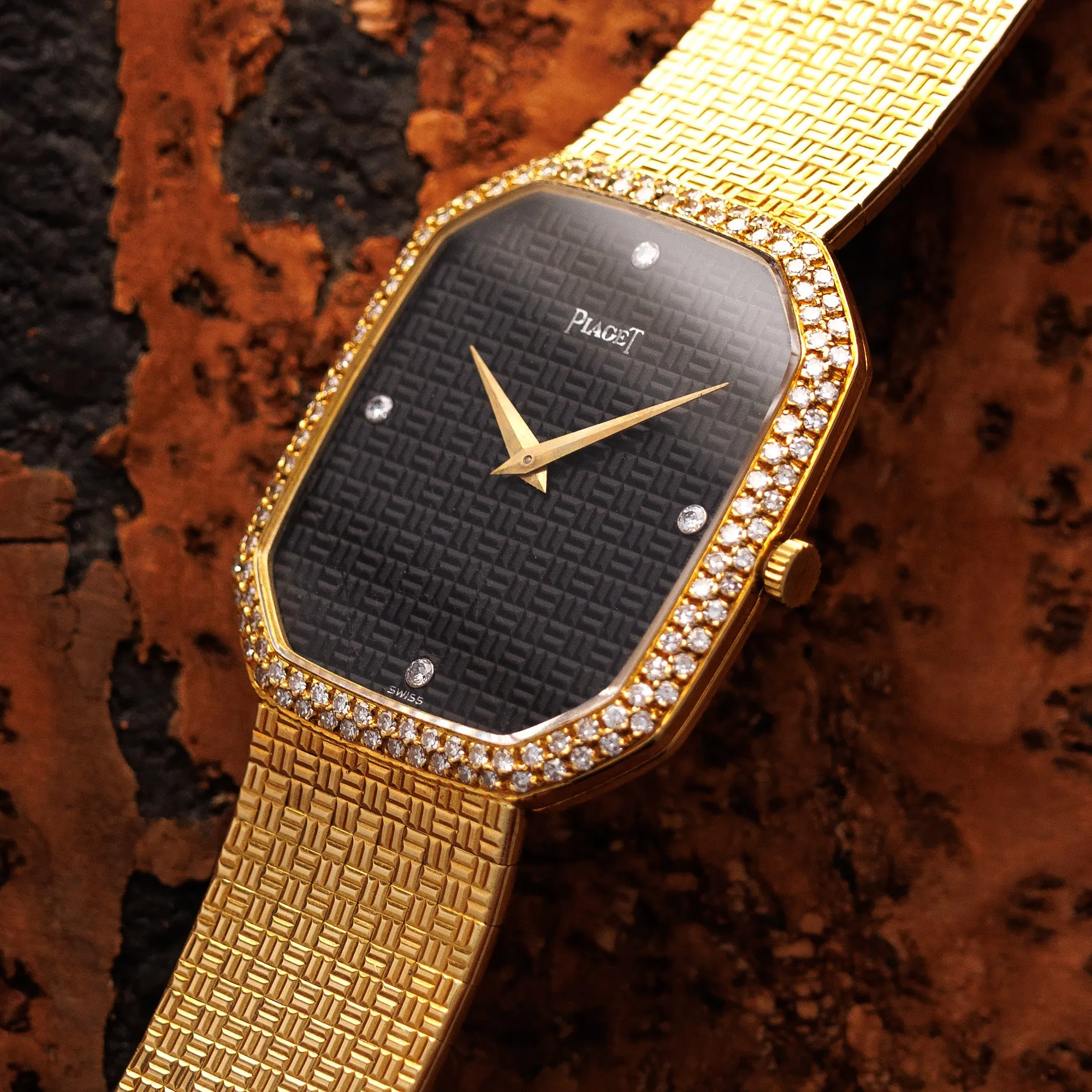 Piaget Yellow Gold Diamond Watch Ref. 9791