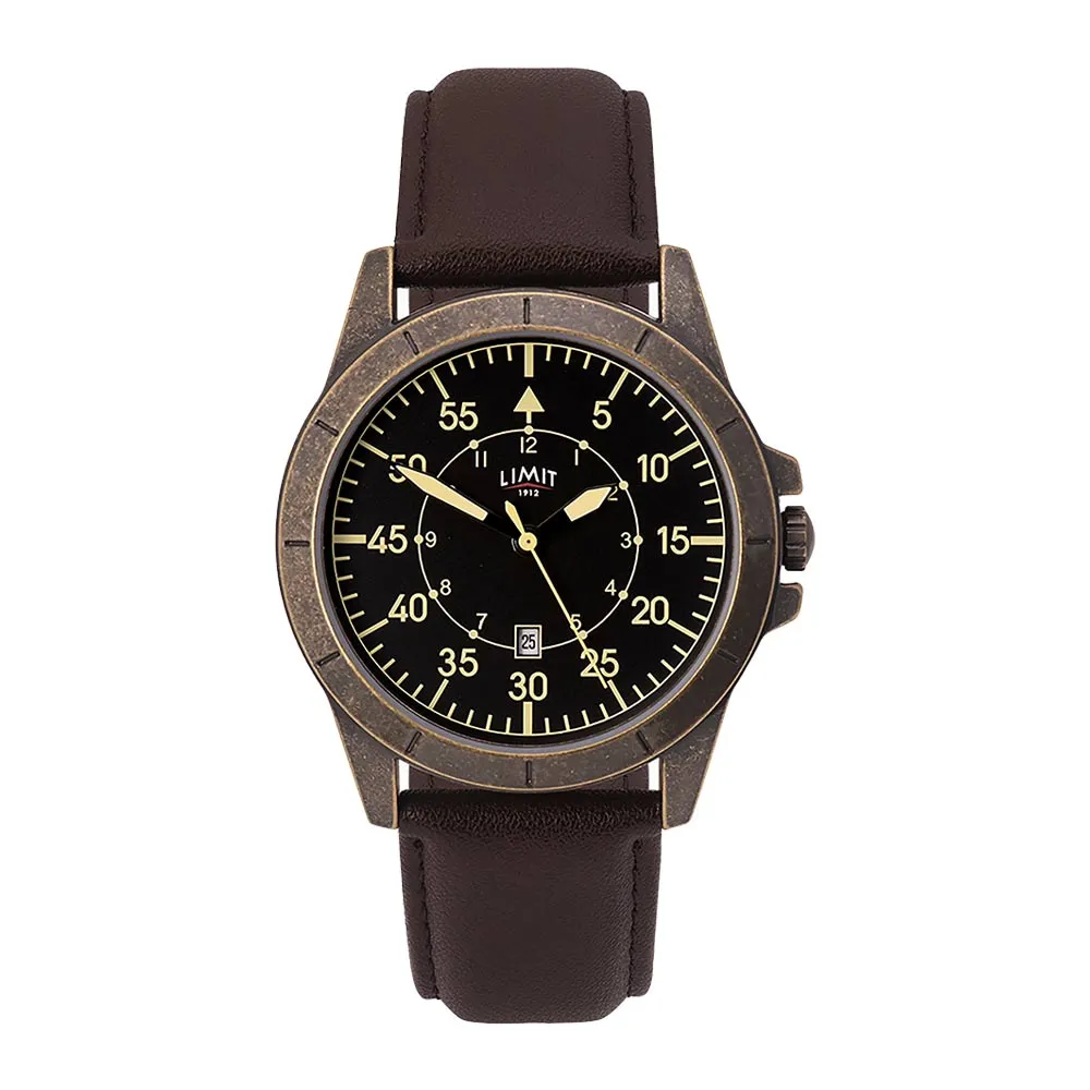 Pilot Watch - Gold Case Black Dial