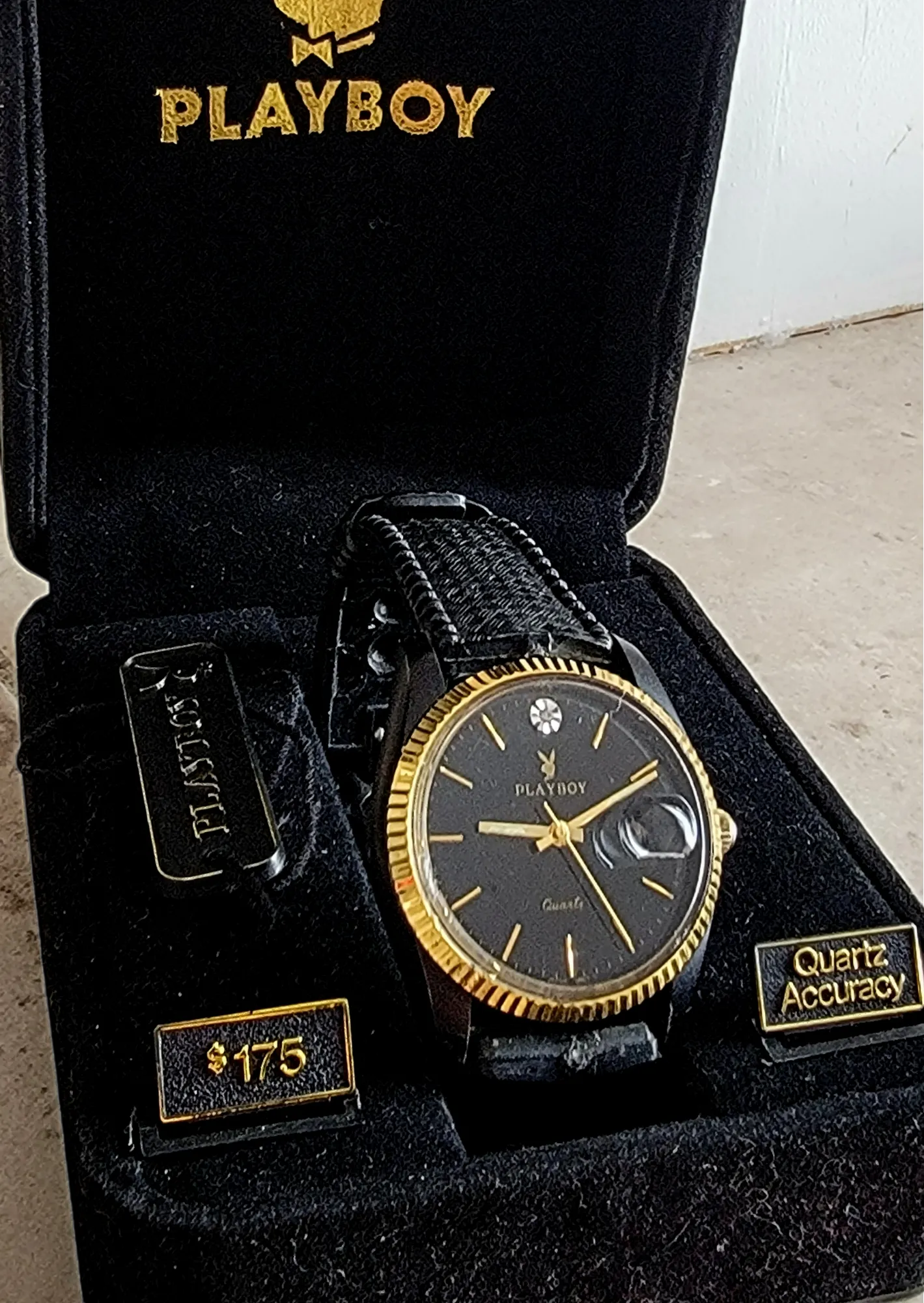 PLAYBOY Quartz Watch Date indicator - In BOX!