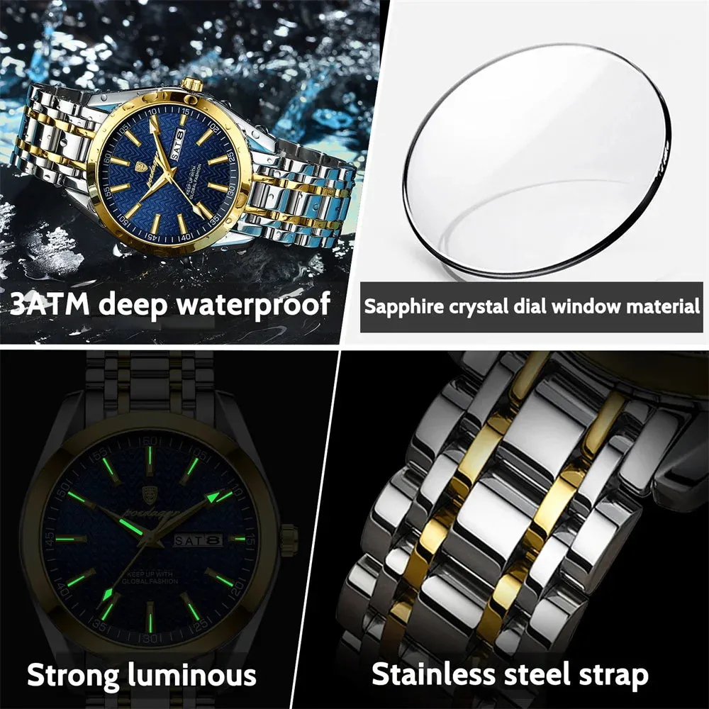 Poedagar 962 - Sliver Gold Blue