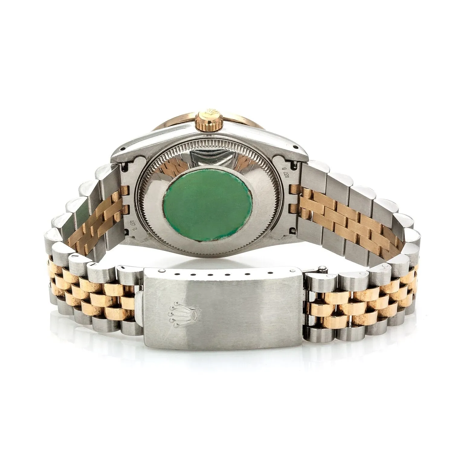 Pre-Owned Rolex 'Lady-DateJust' 36 Two Tone 18kt Yellow Gold, Diamond & Stainless Steel