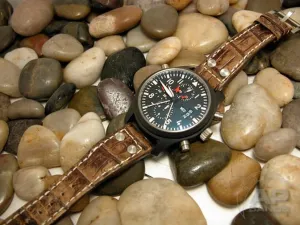Prototipo Capolavoro Vintage Alligator Leather Limited Edition Strap For IWC Big Pilot, Stowa, Debaufre,LACO