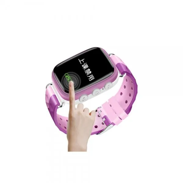 Q18 MTK2503 processor smart support Apple and Android system card Bluetooth watch (pink)