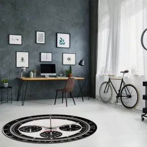 "Paul Newman" Daytona Graphic Area / Throw Rug