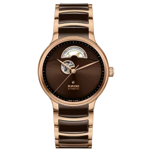 Rado Centrix Automatic Open Heart Brown Steel